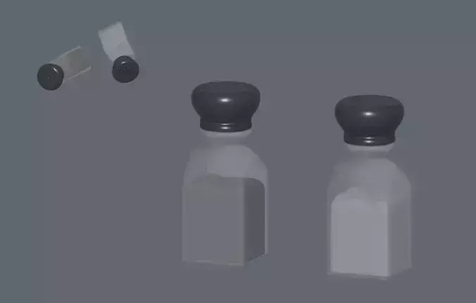 Salt and Pepper 3D model