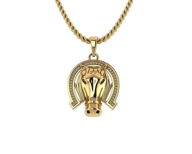 Horse Pendants 3D print model