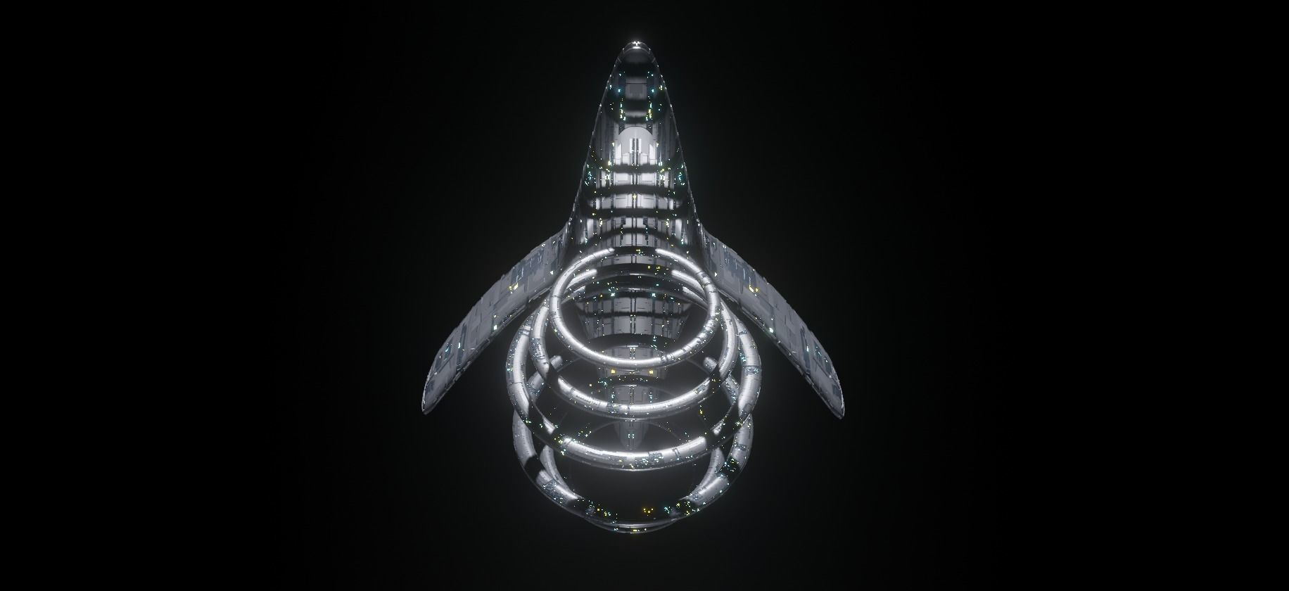 Alien Spacecity 3D model_11