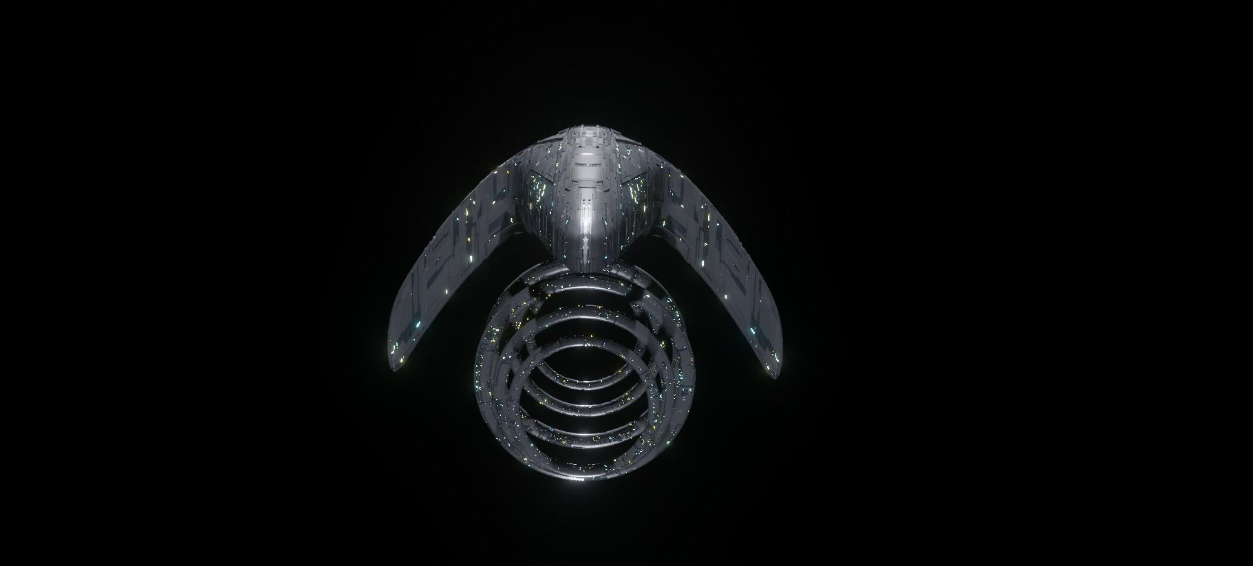 Alien Spacecity 3D model_3