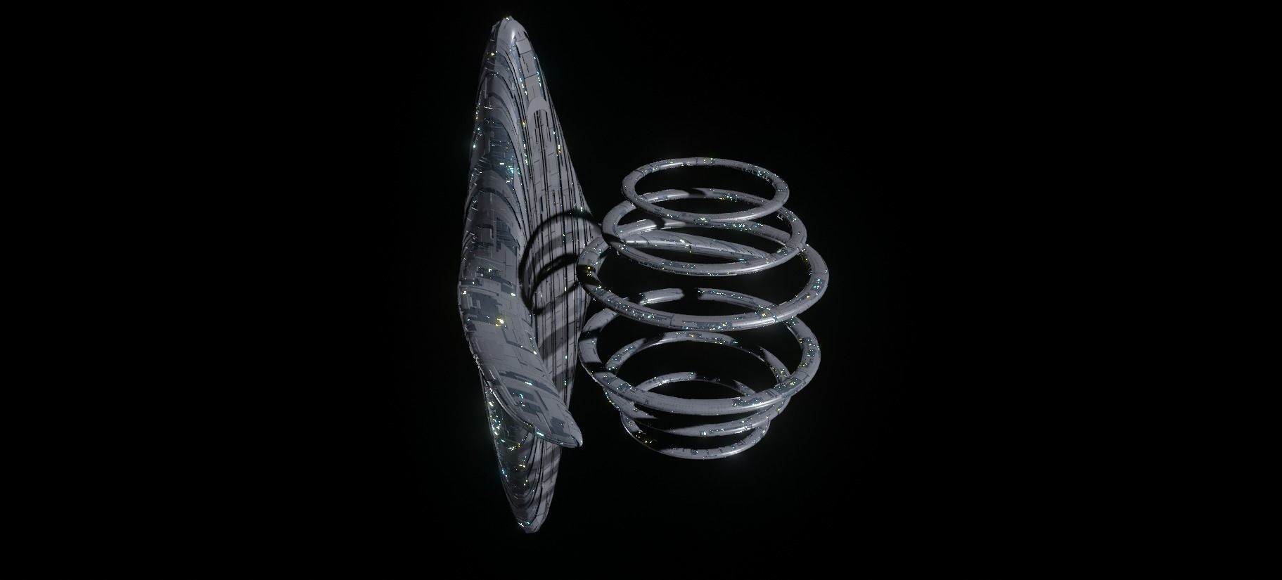 Alien Spacecity 3D model_8