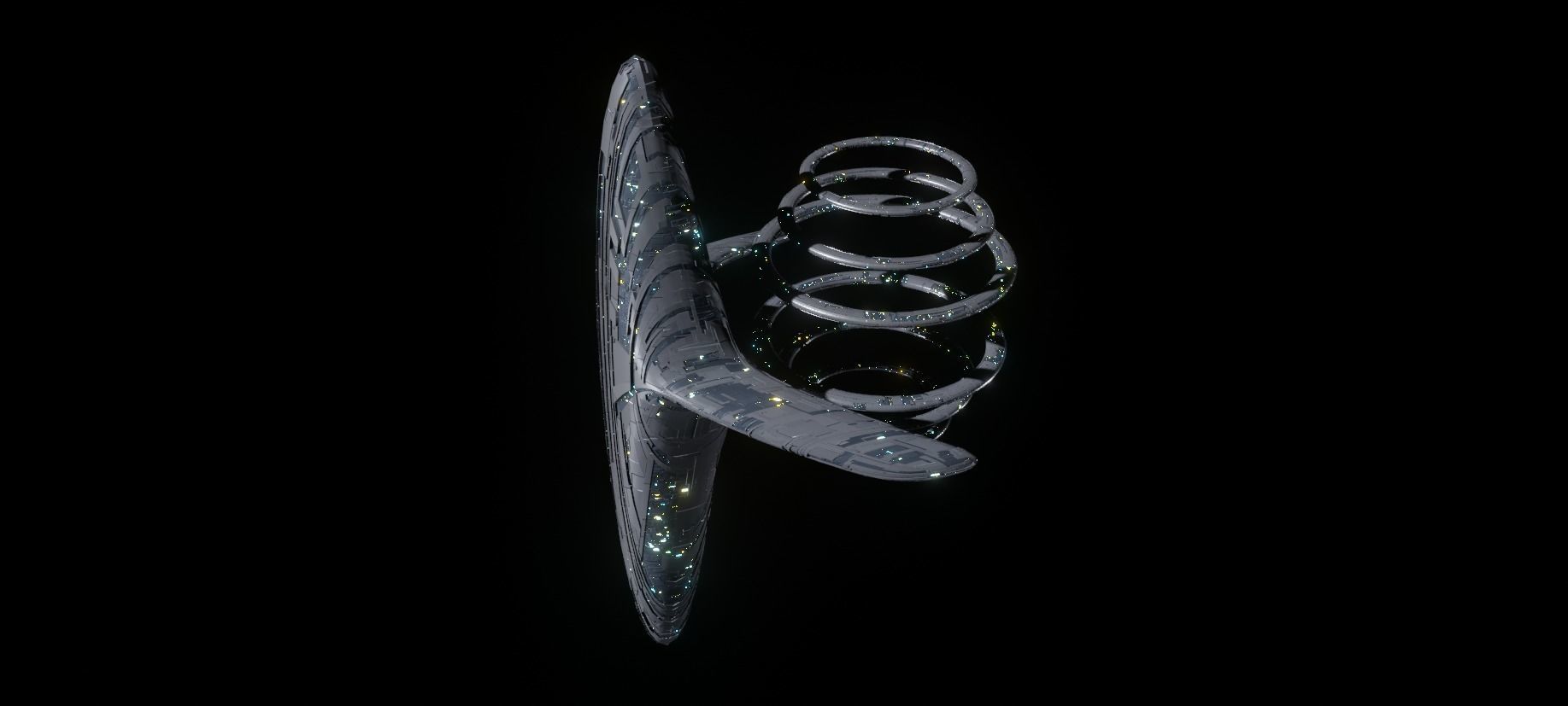 Alien Spacecity 3D model_10