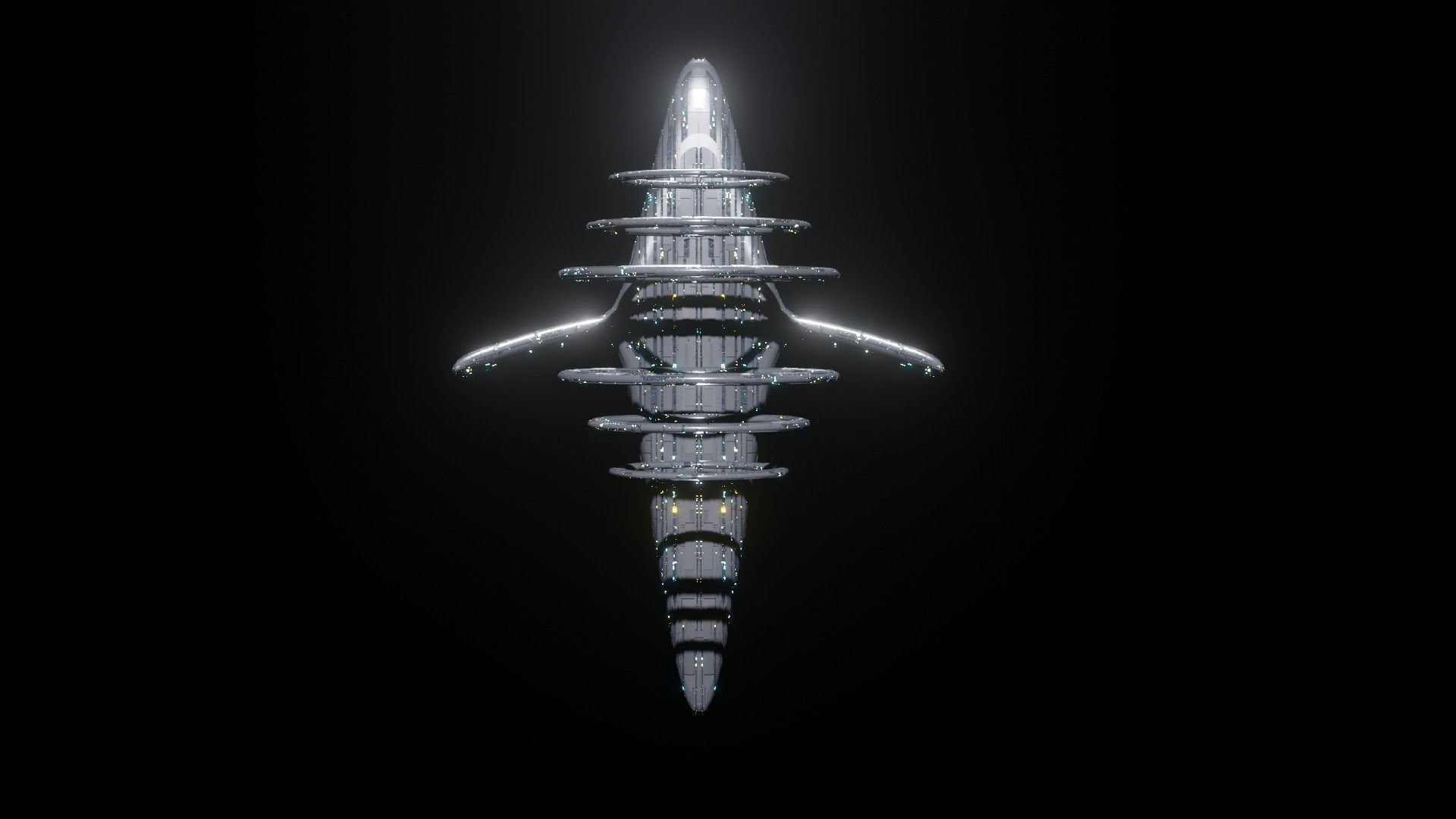 Alien Spacecity 3D model_13
