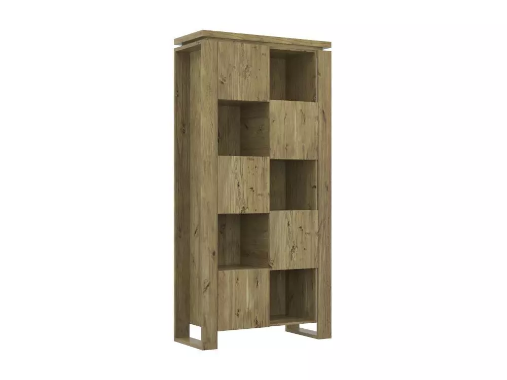H2000445 BOOKCASE NATURAL 3D model_0