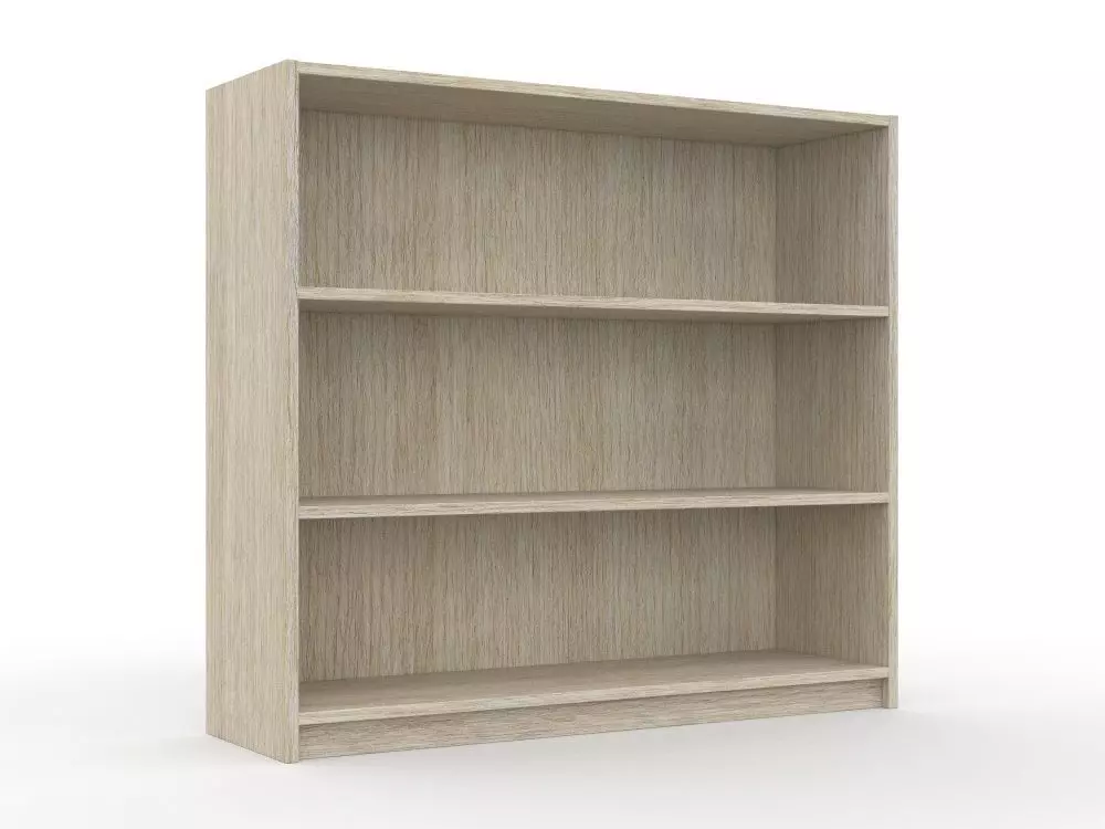 H2000432 BOOKCASE WOOD 3D model_0