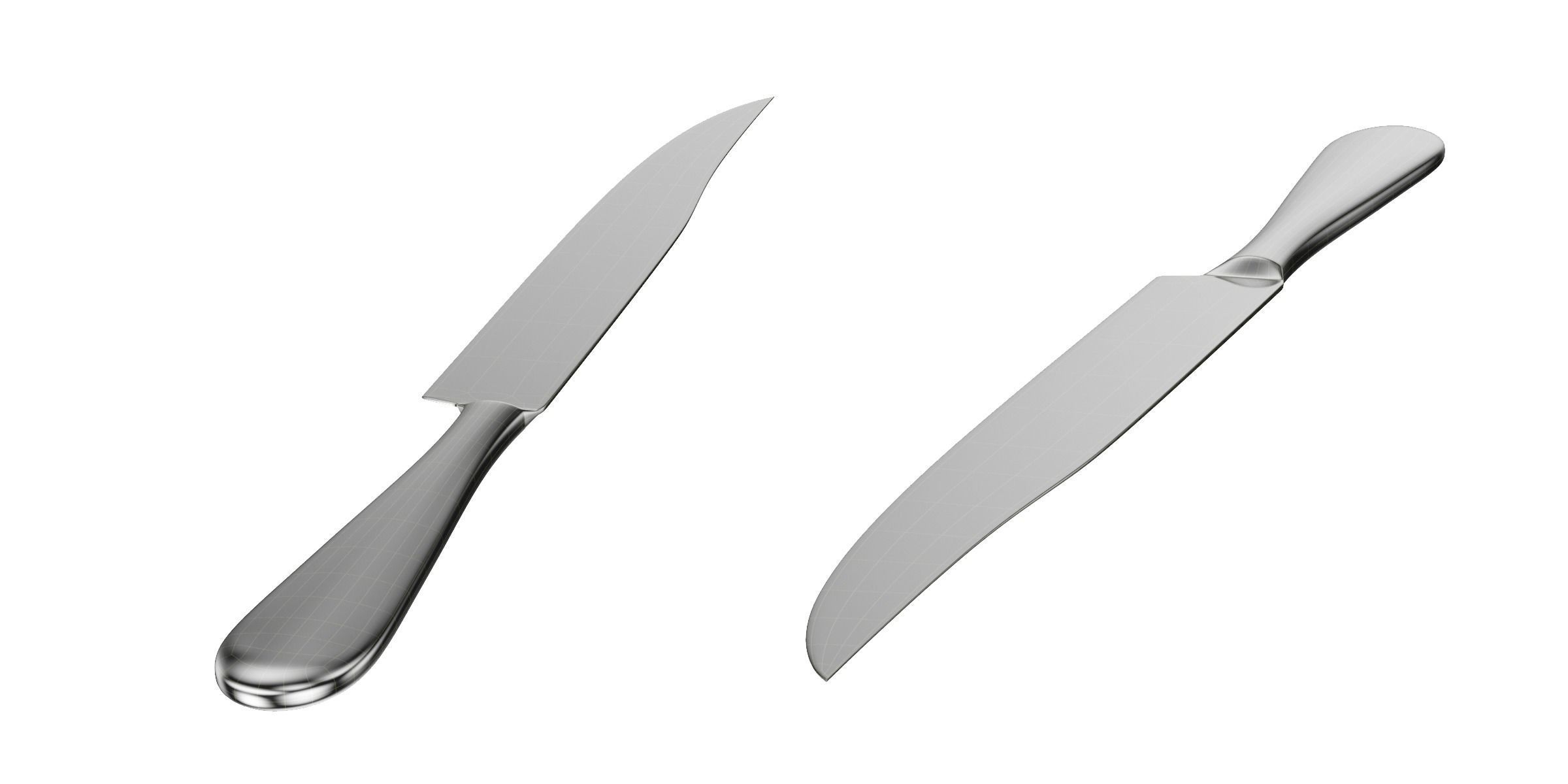 Generic Cutlery Serving Set of 7 Pieces COLLECTION 3D model_20