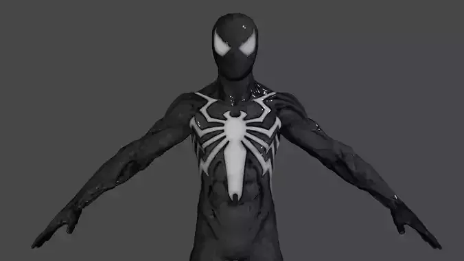 Spider-Man Symbiote 3d Model 3D model