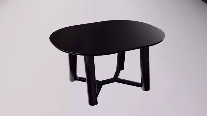 The Ebony Elegance Coffee Table