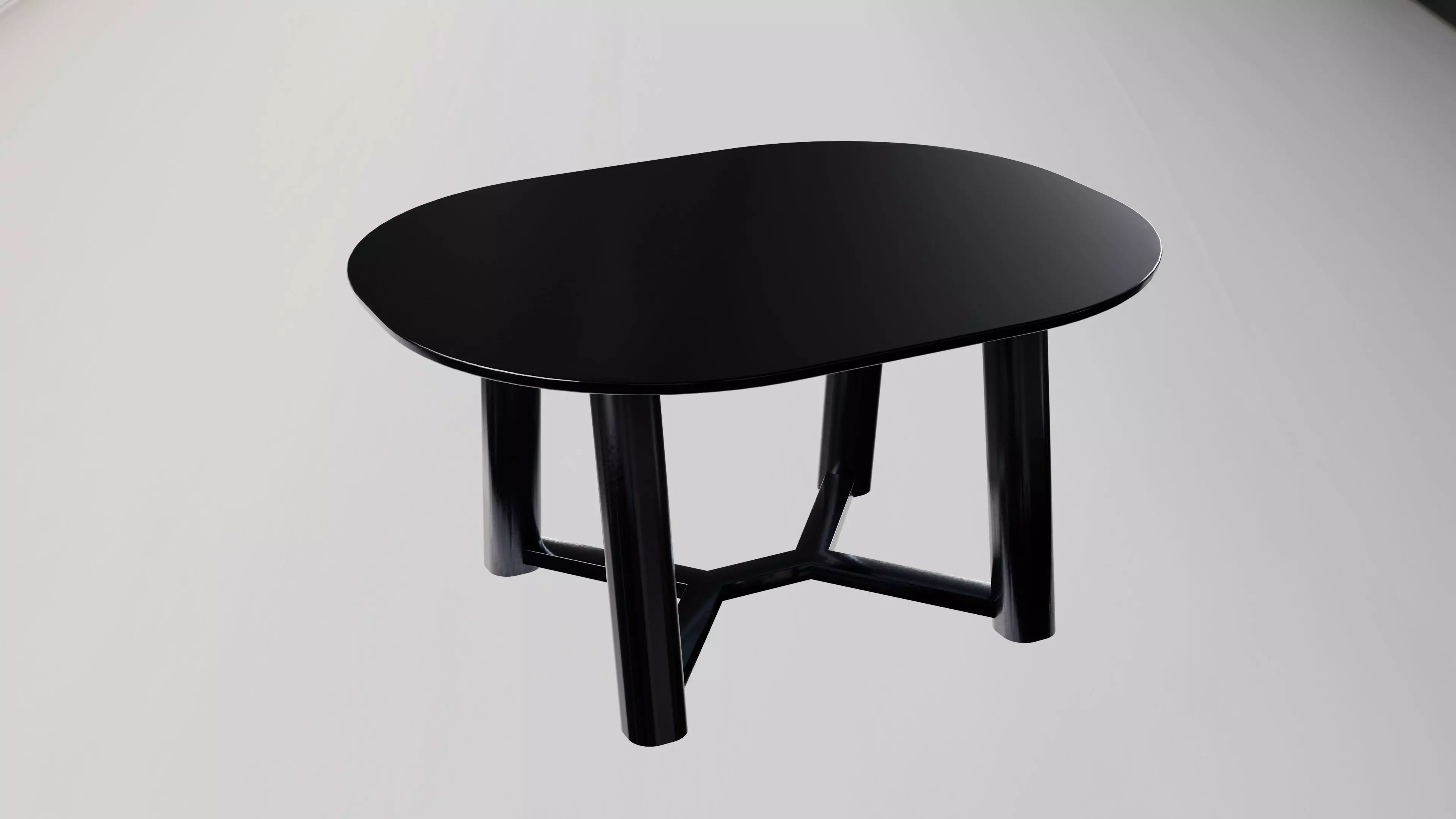 The Ebony Elegance Coffee Table 3D model