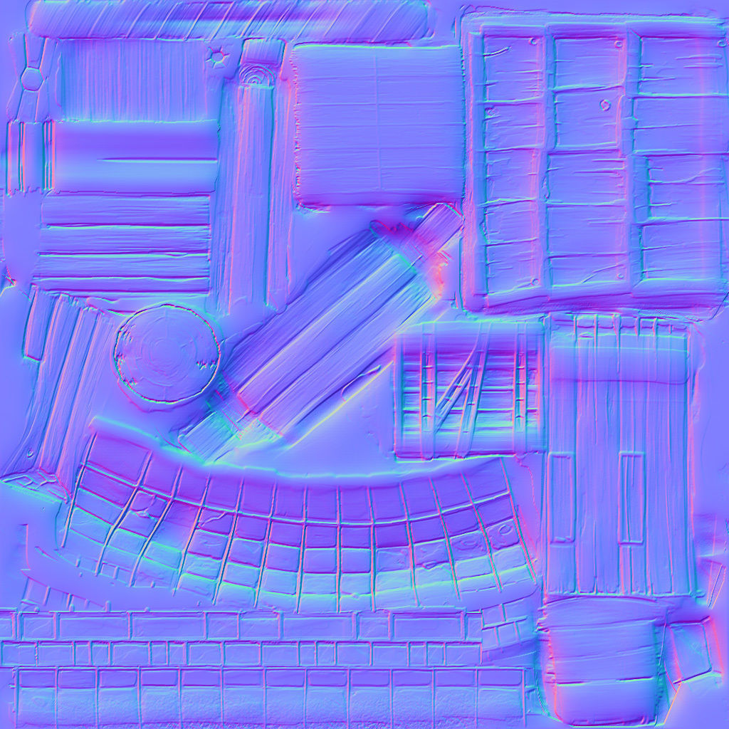 water well Free low-poly 3D model_2