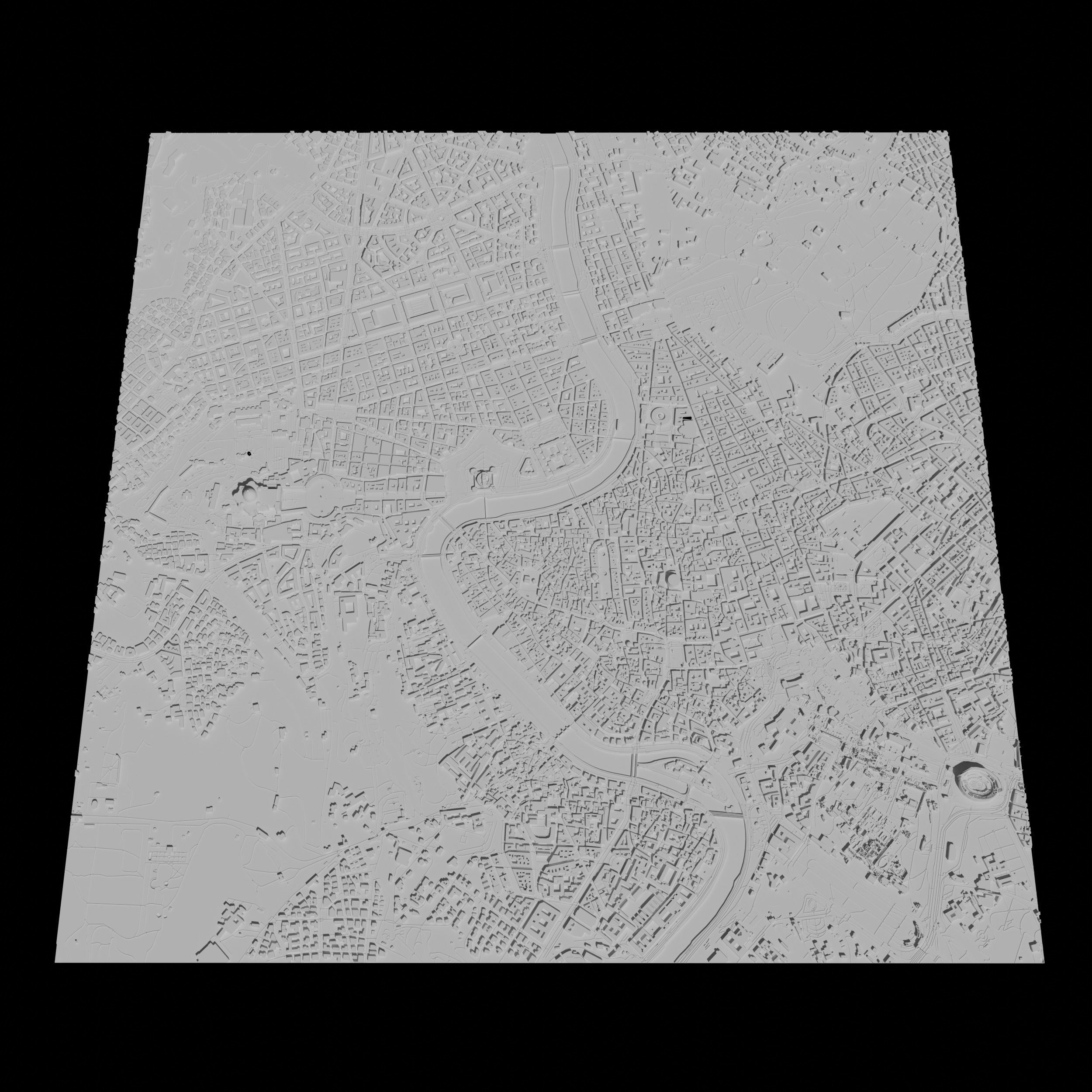 Rome 3D Printing stl file 3D Model of Rome 3D print model_2