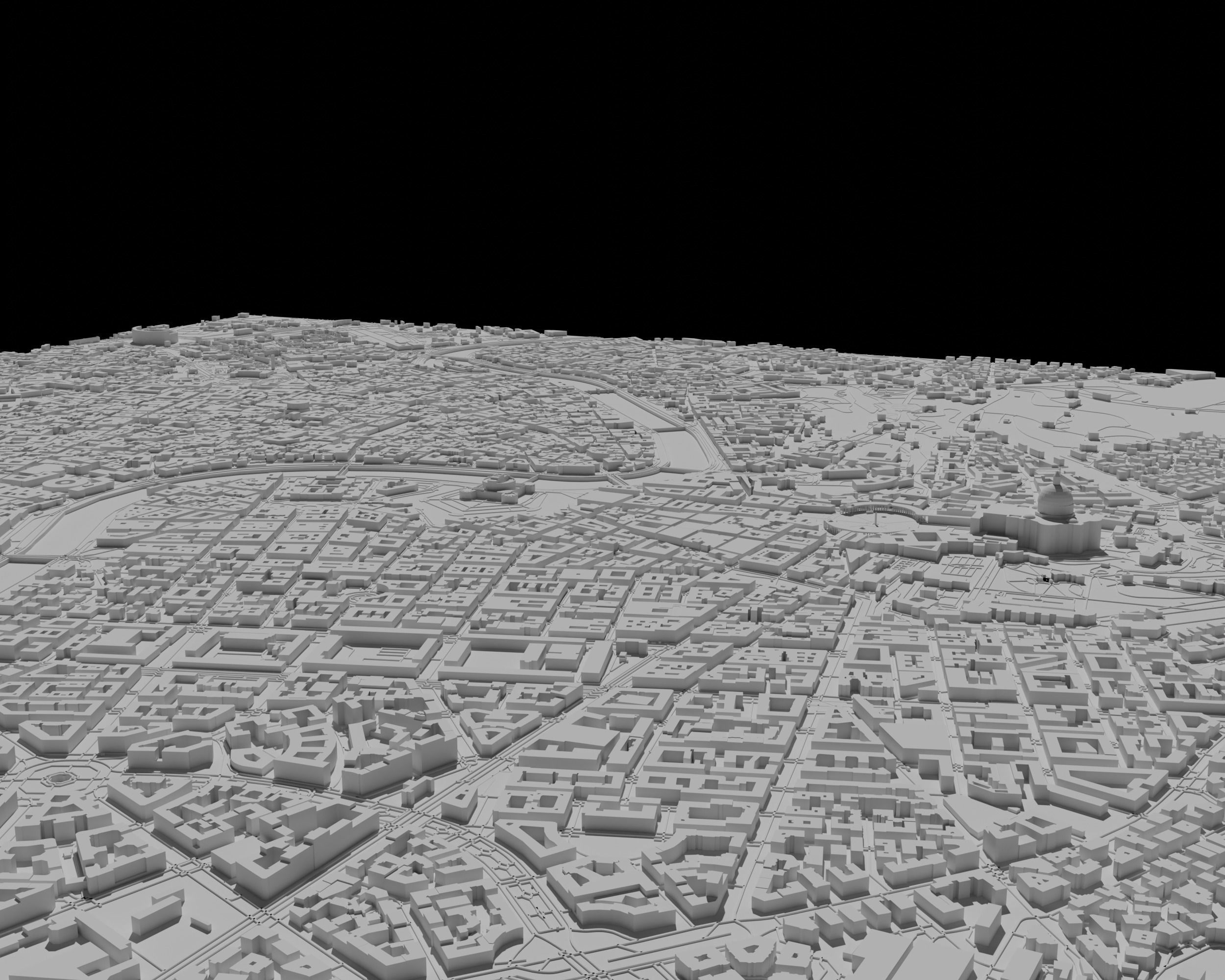 Rome 3D Printing stl file 3D Model of Rome 3D print model_1