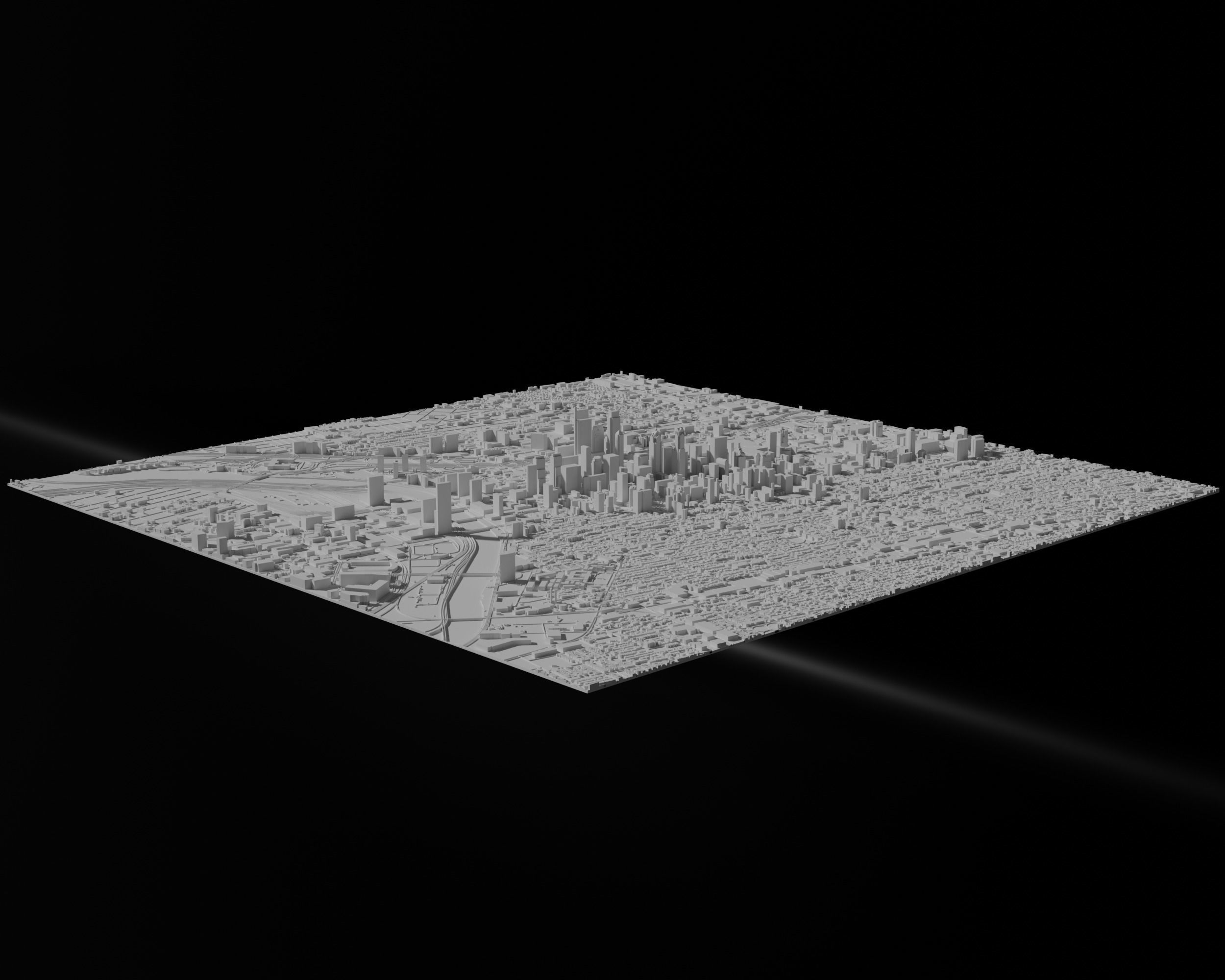 Philadelphia 3D Printing stl file 3D Model of Philadelphia 3D print model_2