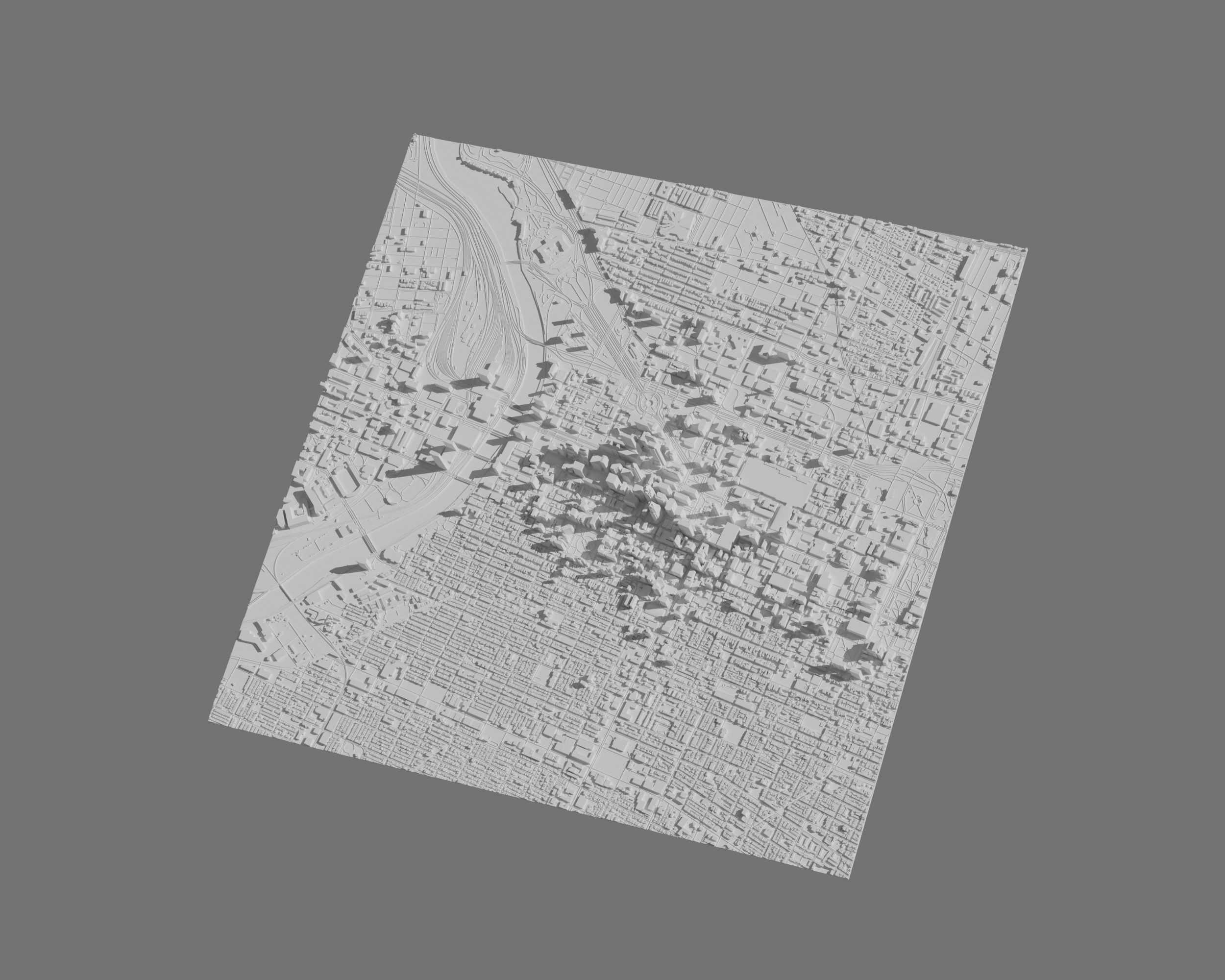 Philadelphia 3D Printing stl file 3D Model of Philadelphia 3D print model_3