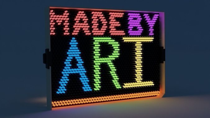 Lite Brite 3D model