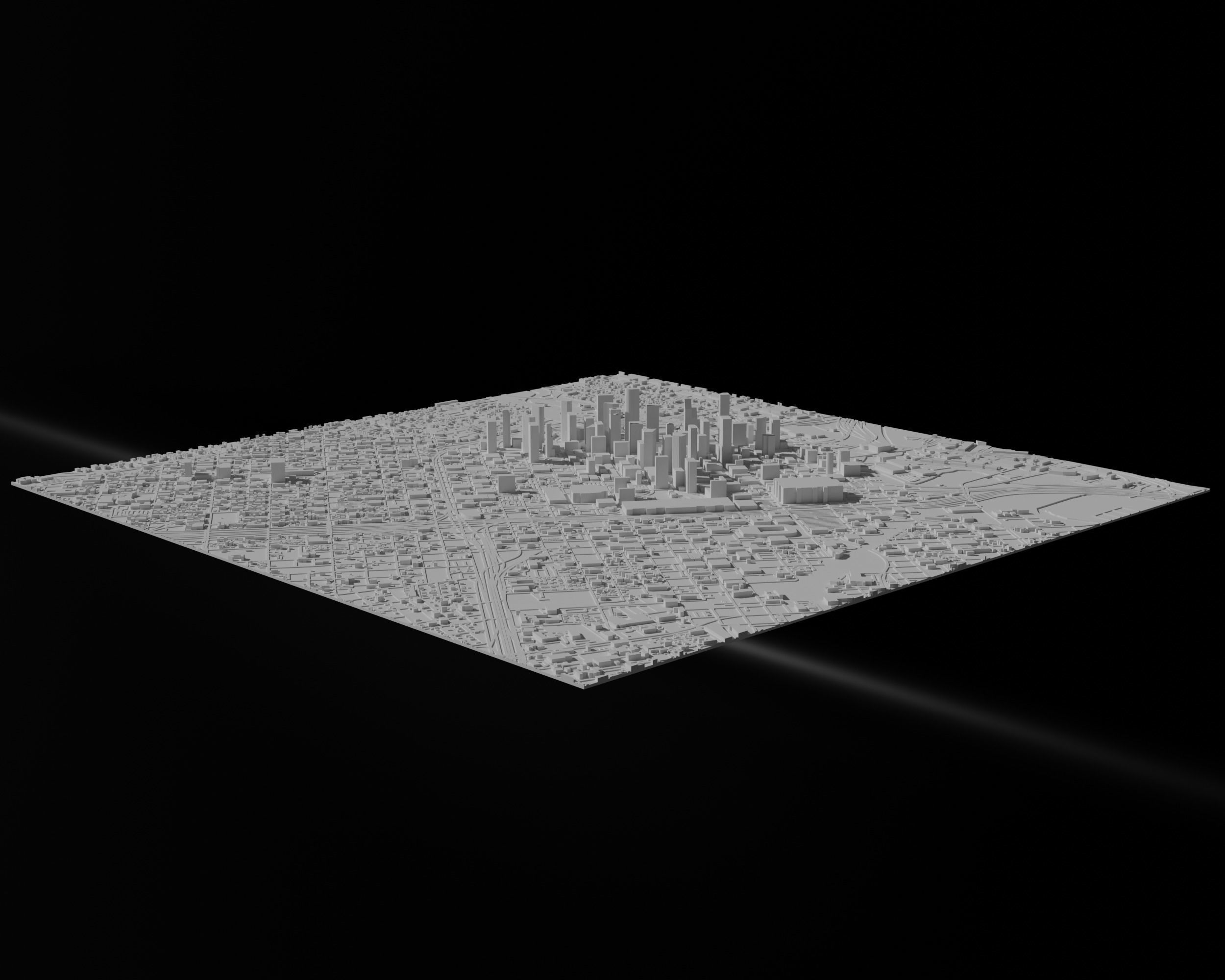 Houston 3D Printing stl file 3D Model of Houston 3D print model_3