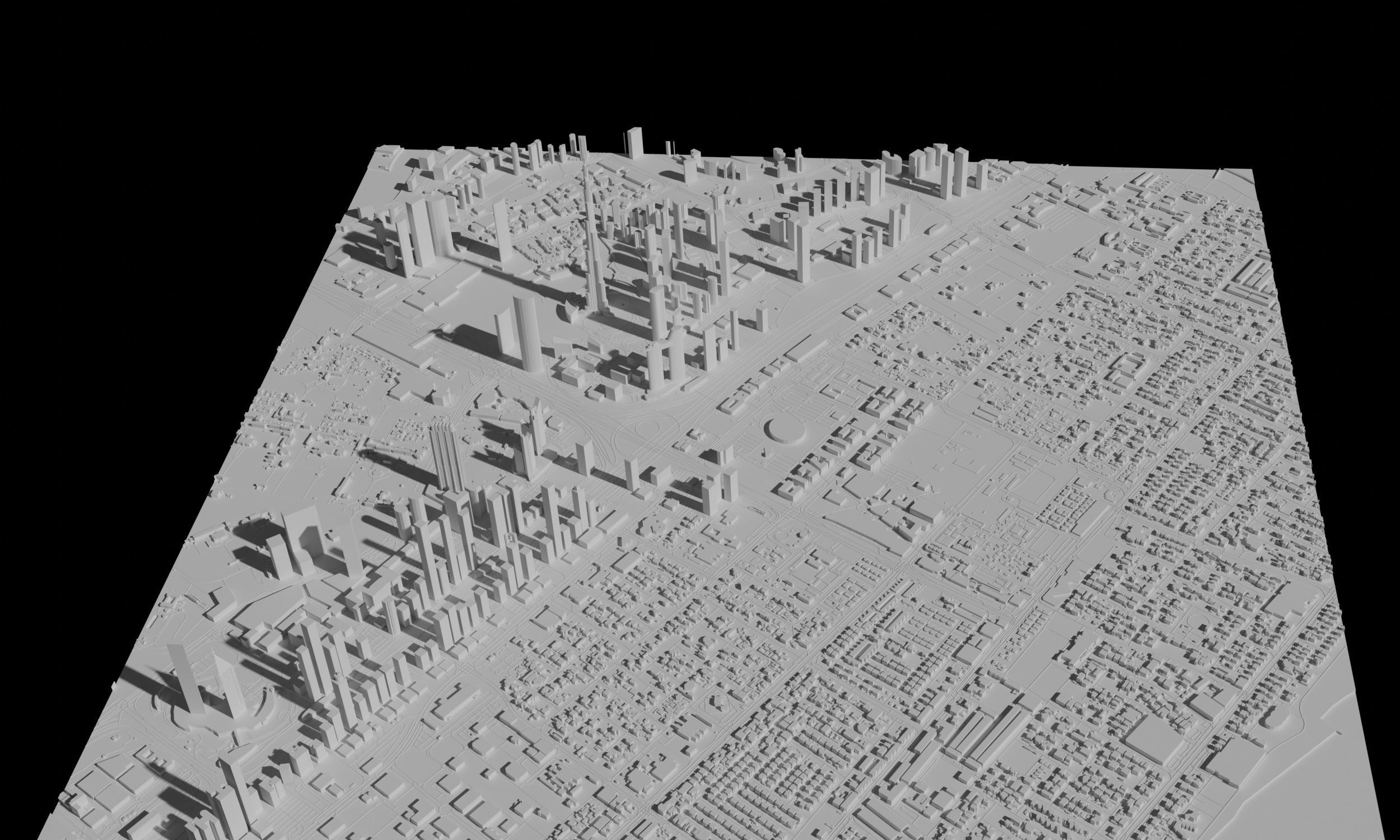 Dubai 3D Printing stl file 3D Model of Dubai 3D print model_5