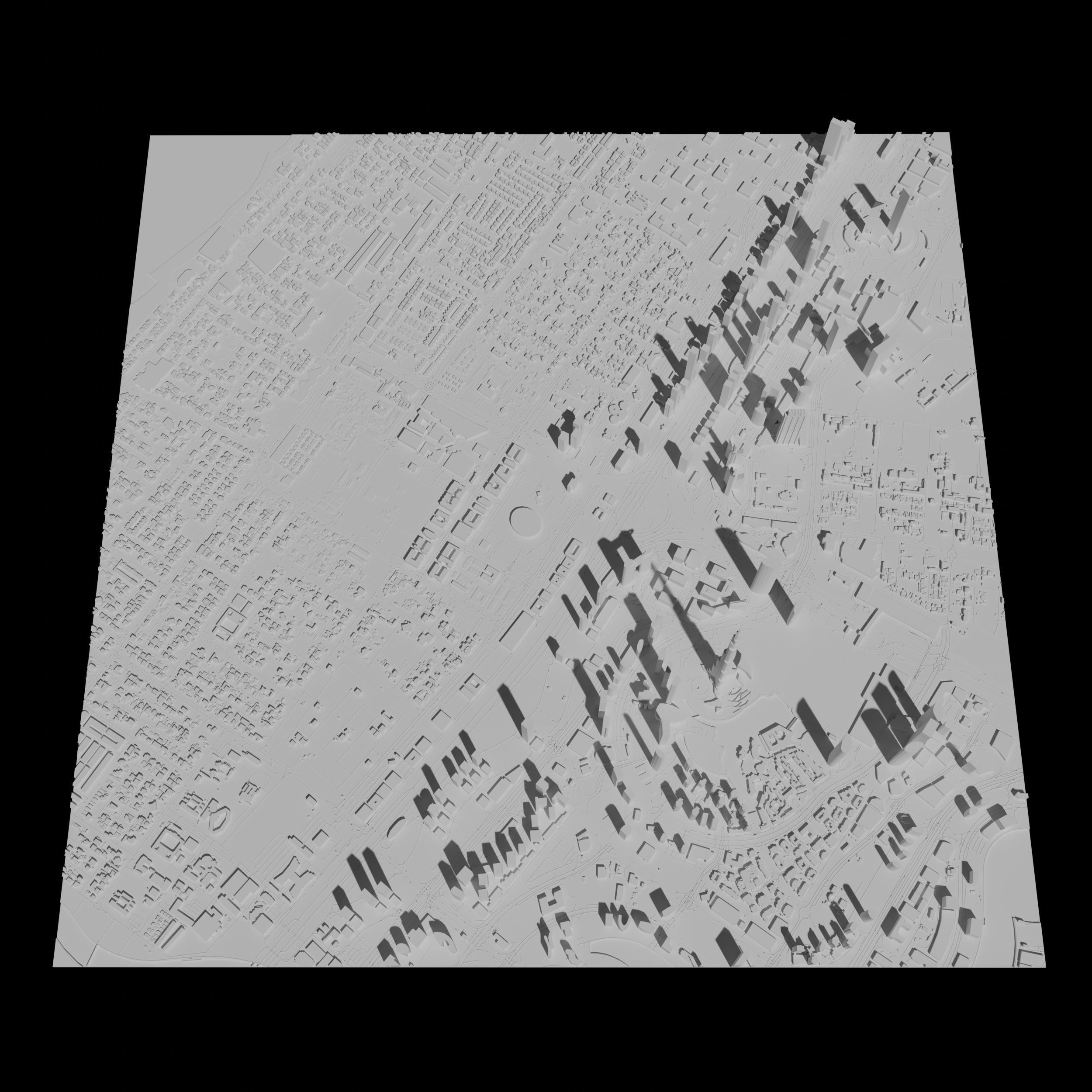 Dubai 3D Printing stl file 3D Model of Dubai 3D print model_2