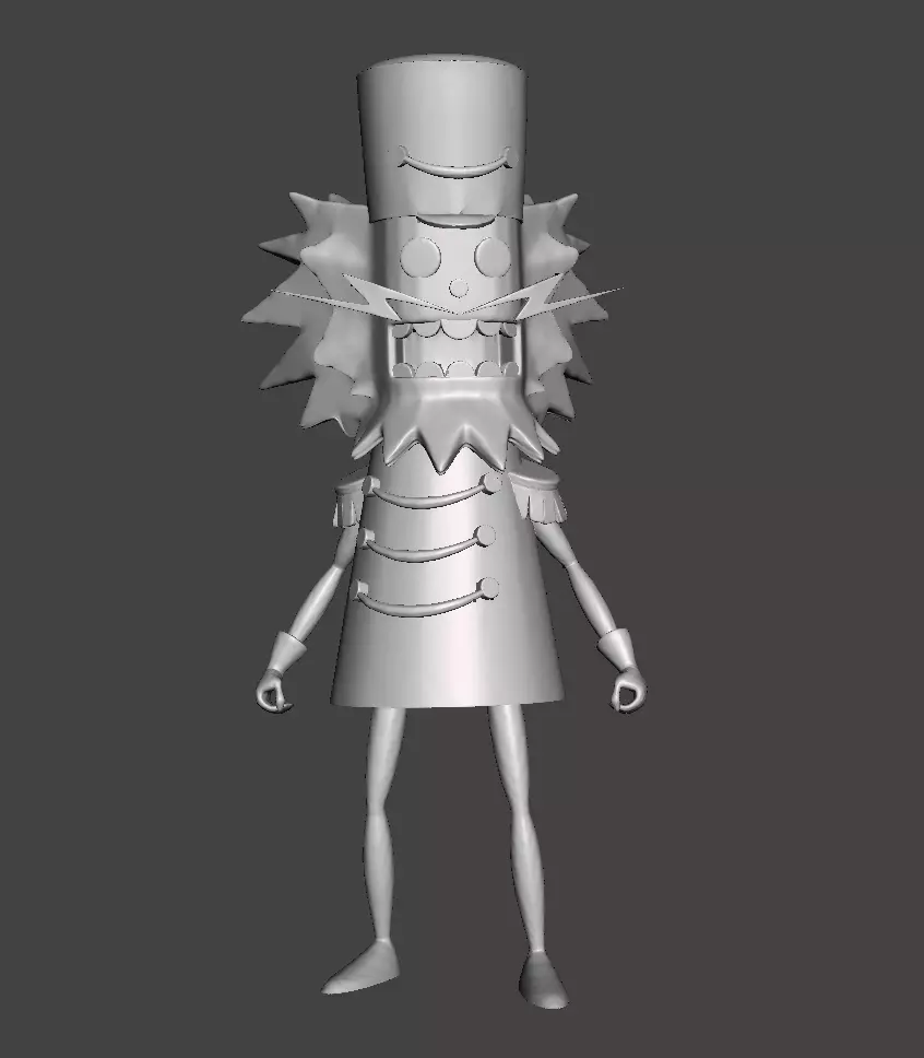 Headcracker Doll 3D Model 3D print model