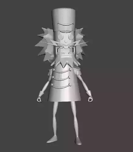 Headcracker Doll 3D Model