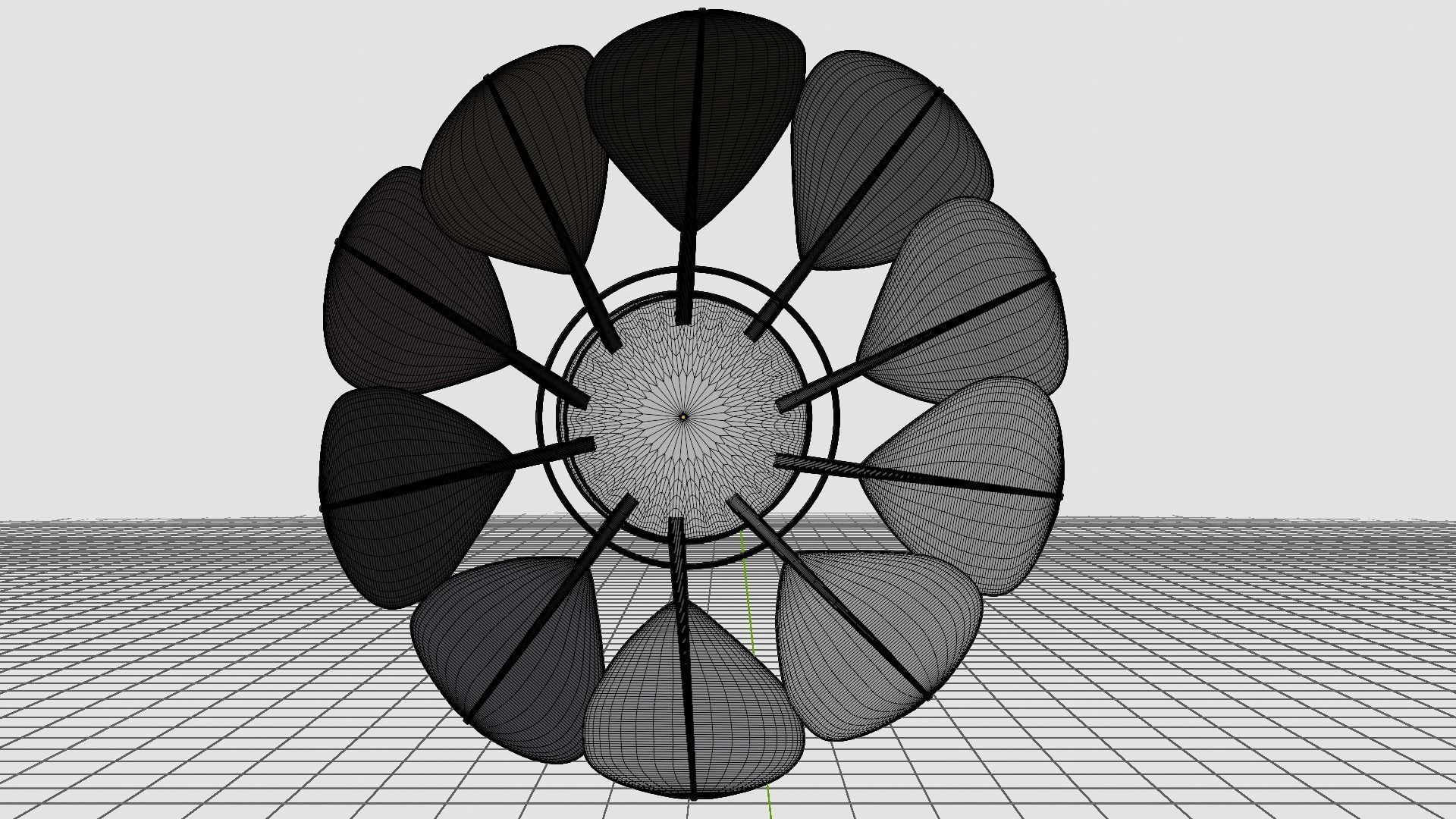 Shuttlecock 3D model_15