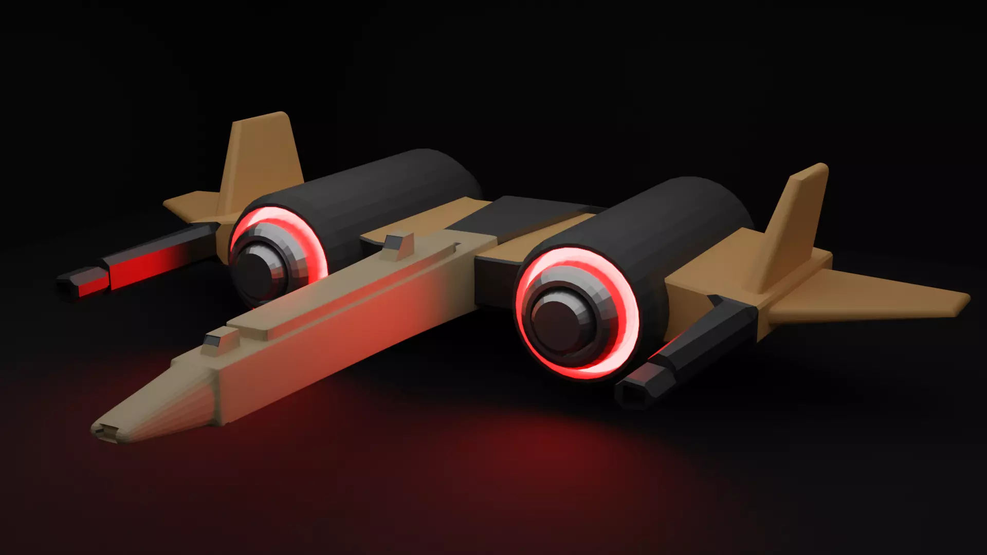 Beigecraft Voyager Low-poly 3D model