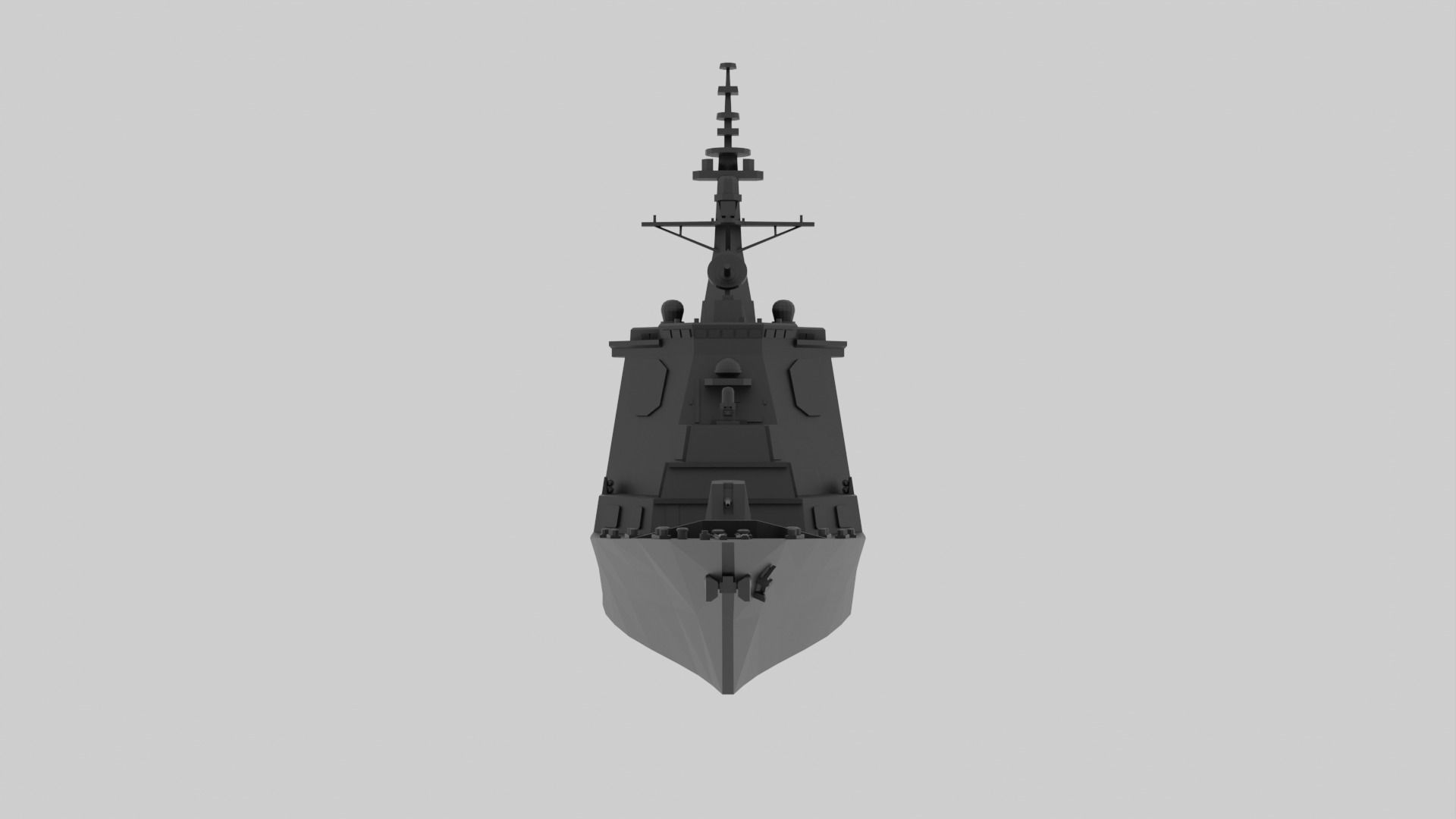 JS Haguro - Model for small scale printing 3D print model_13