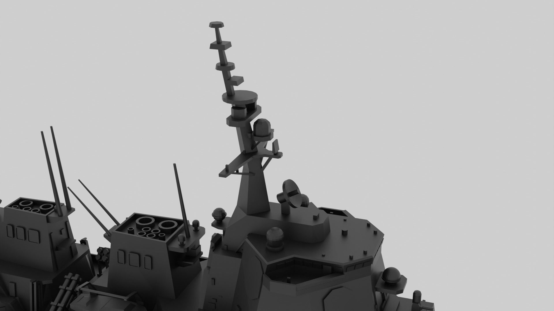 JS Haguro - Model for small scale printing 3D print model_4