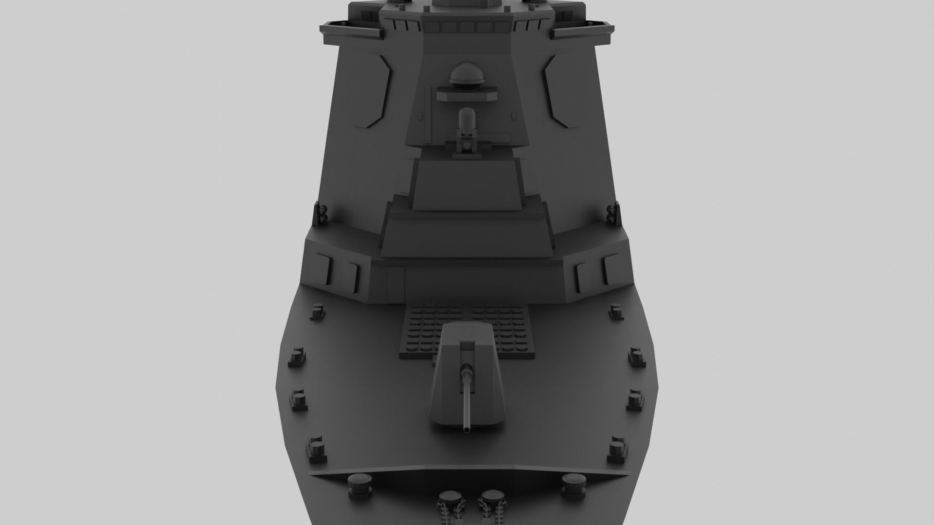 JS Haguro - Model for small scale printing 3D print model_14