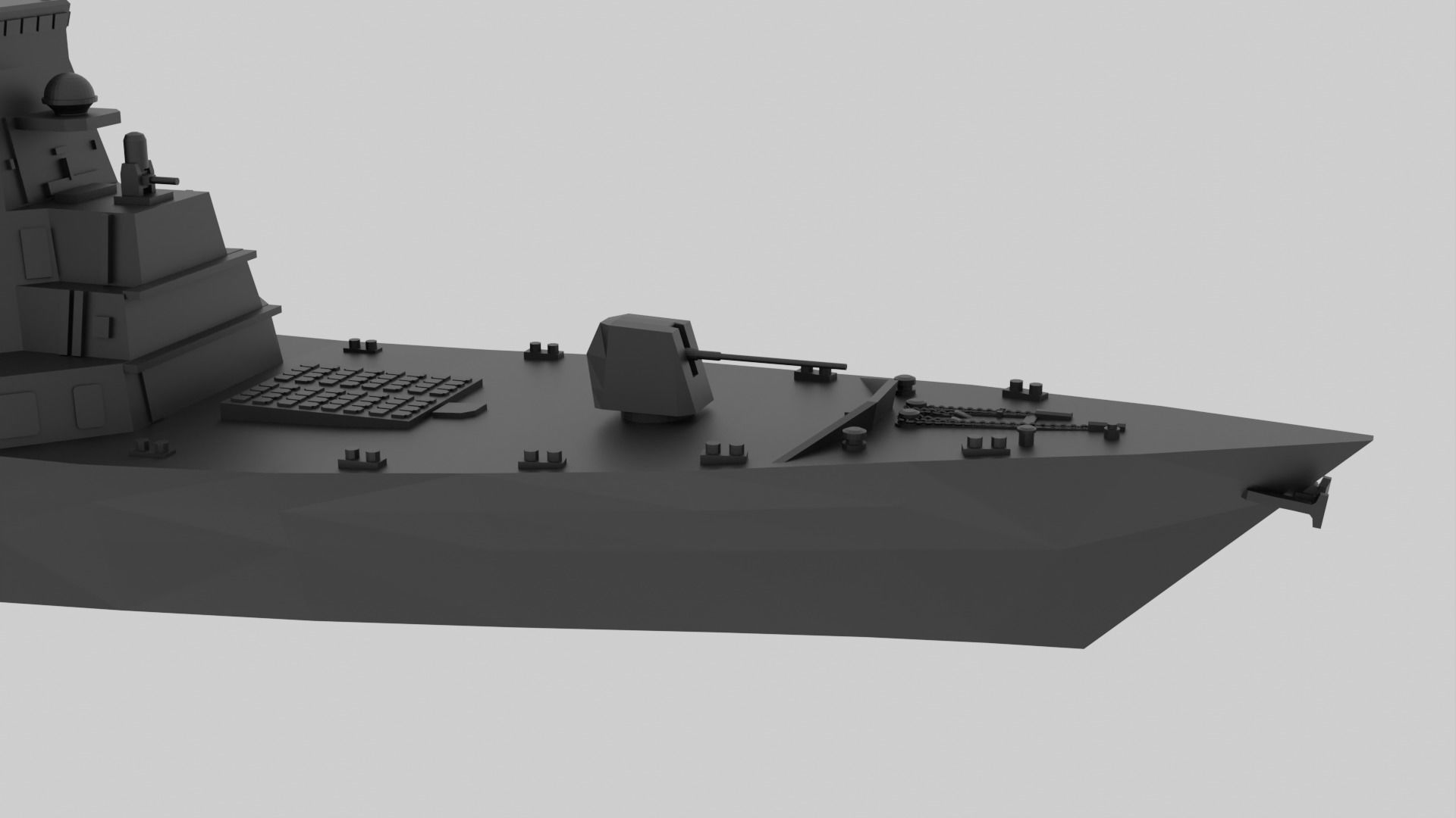 JS Haguro - Model for small scale printing 3D print model_2