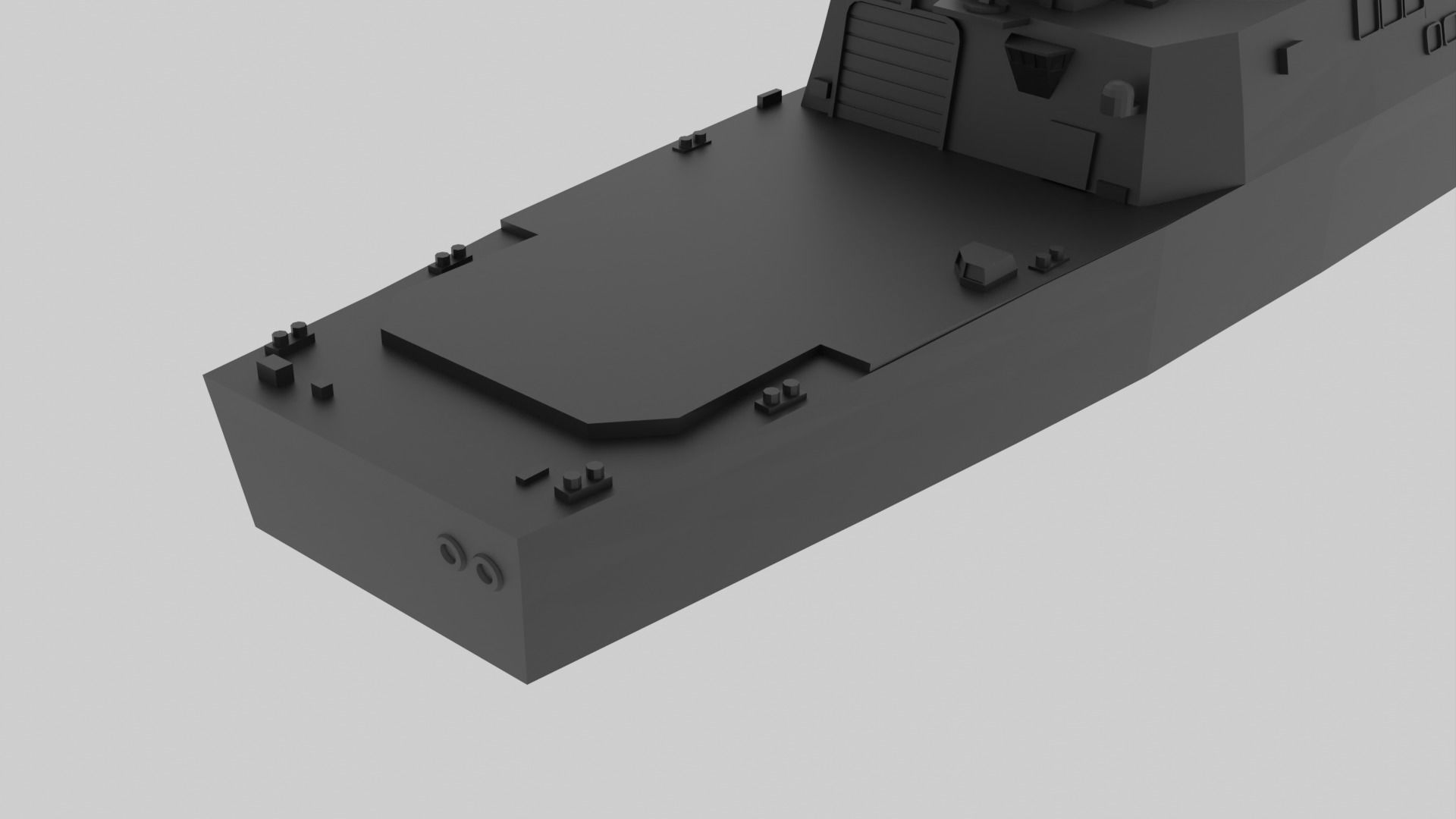 JS Haguro - Model for small scale printing 3D print model_9
