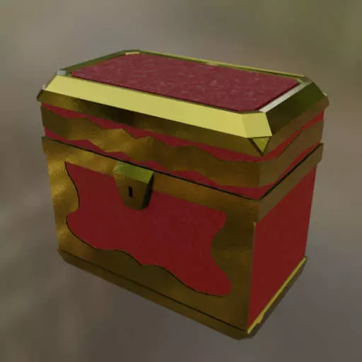 Old chest Free 3D model
