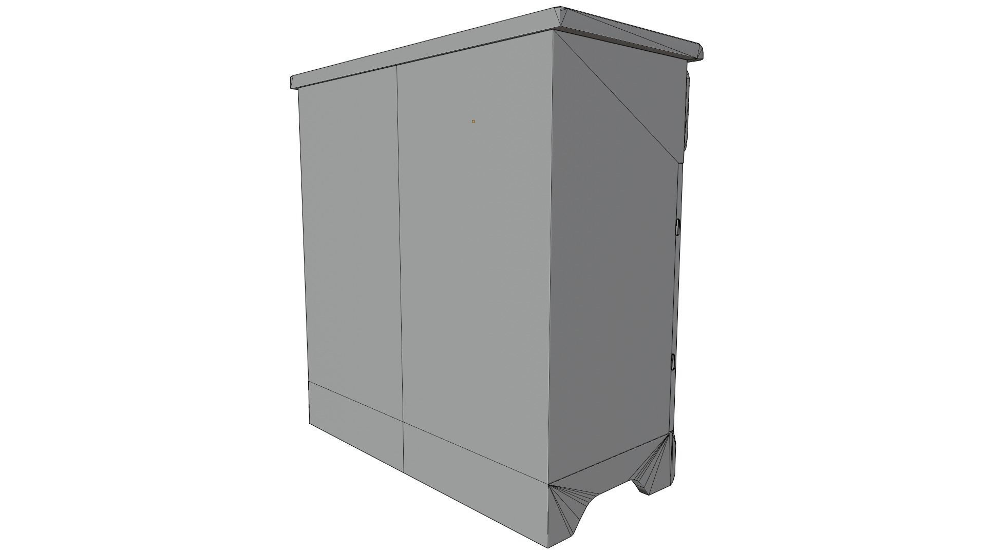 Wooden Cabinet 3D model_15