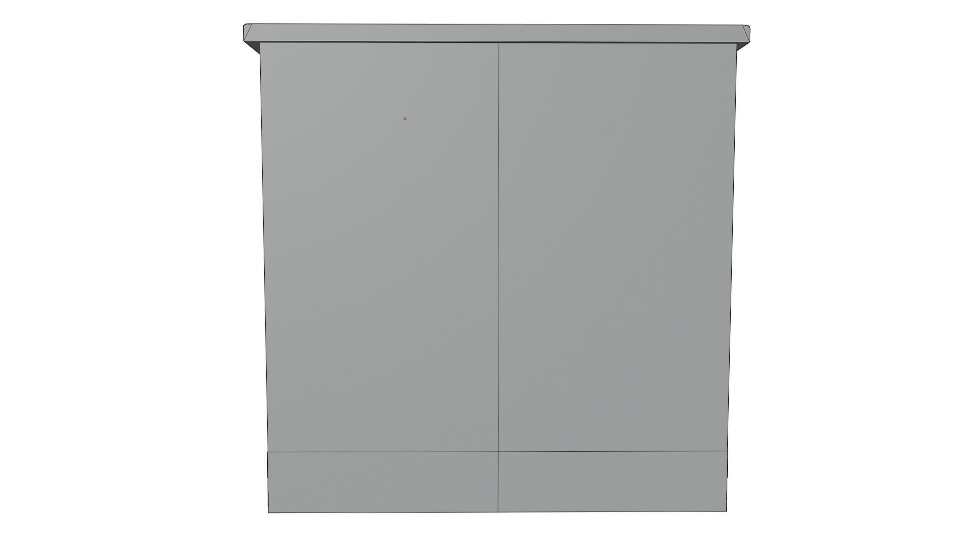 Wooden Cabinet 3D model_14