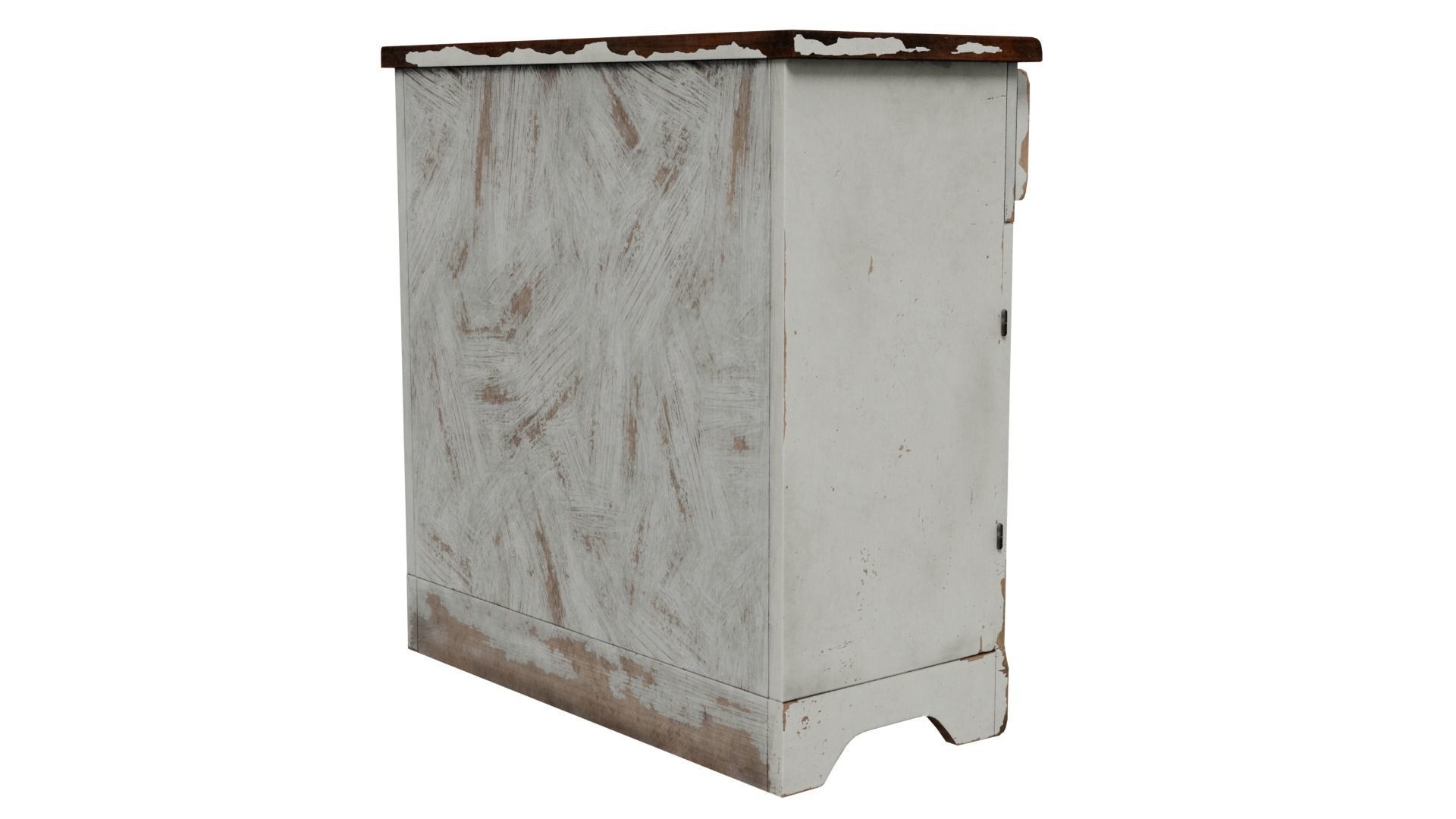 Wooden Cabinet 3D model_6