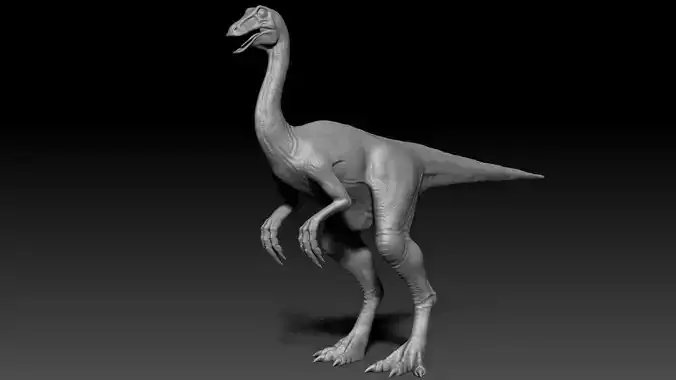 Dinosaur Gallimimus Sculpt Project