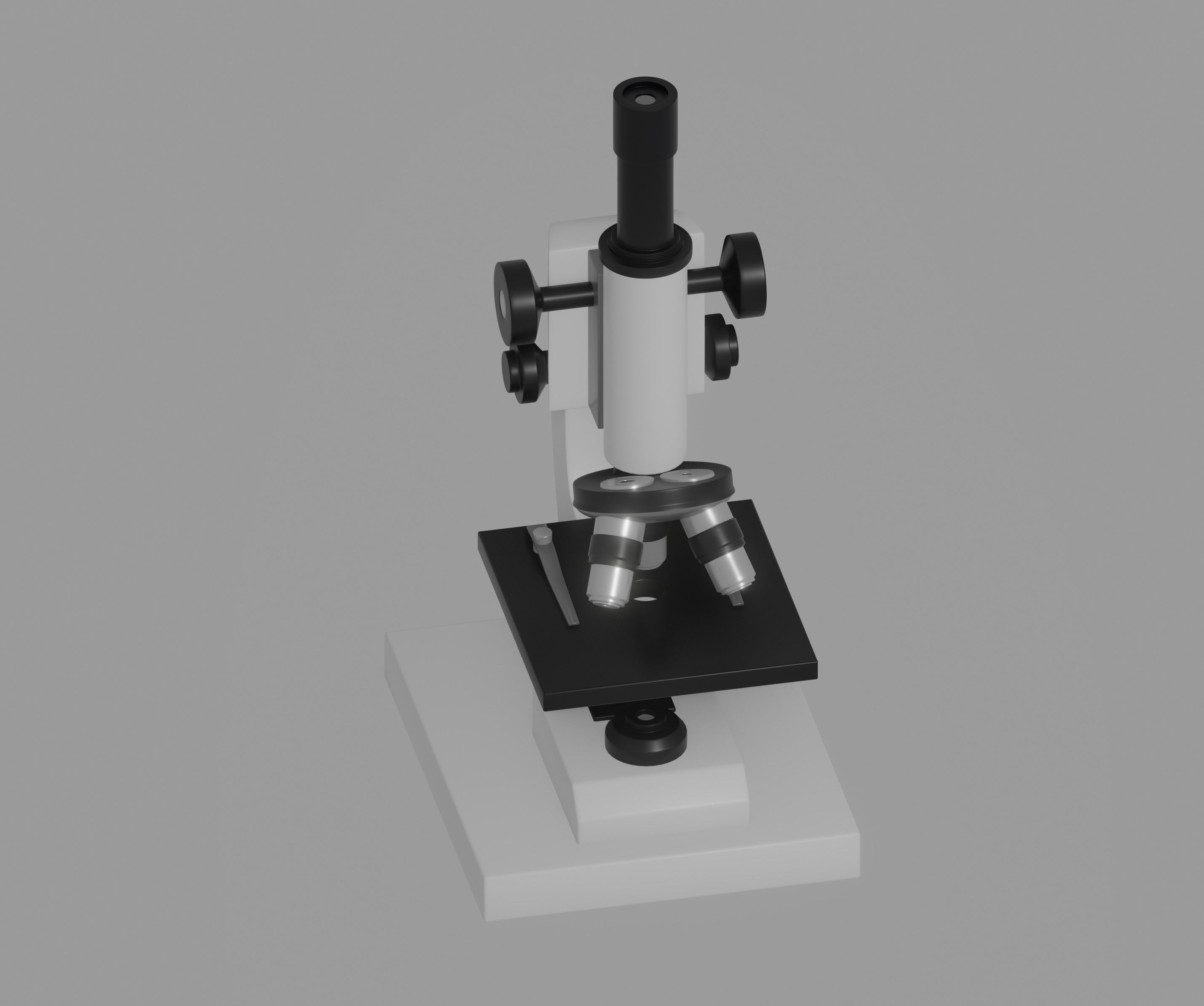 Microscope 3D model_3