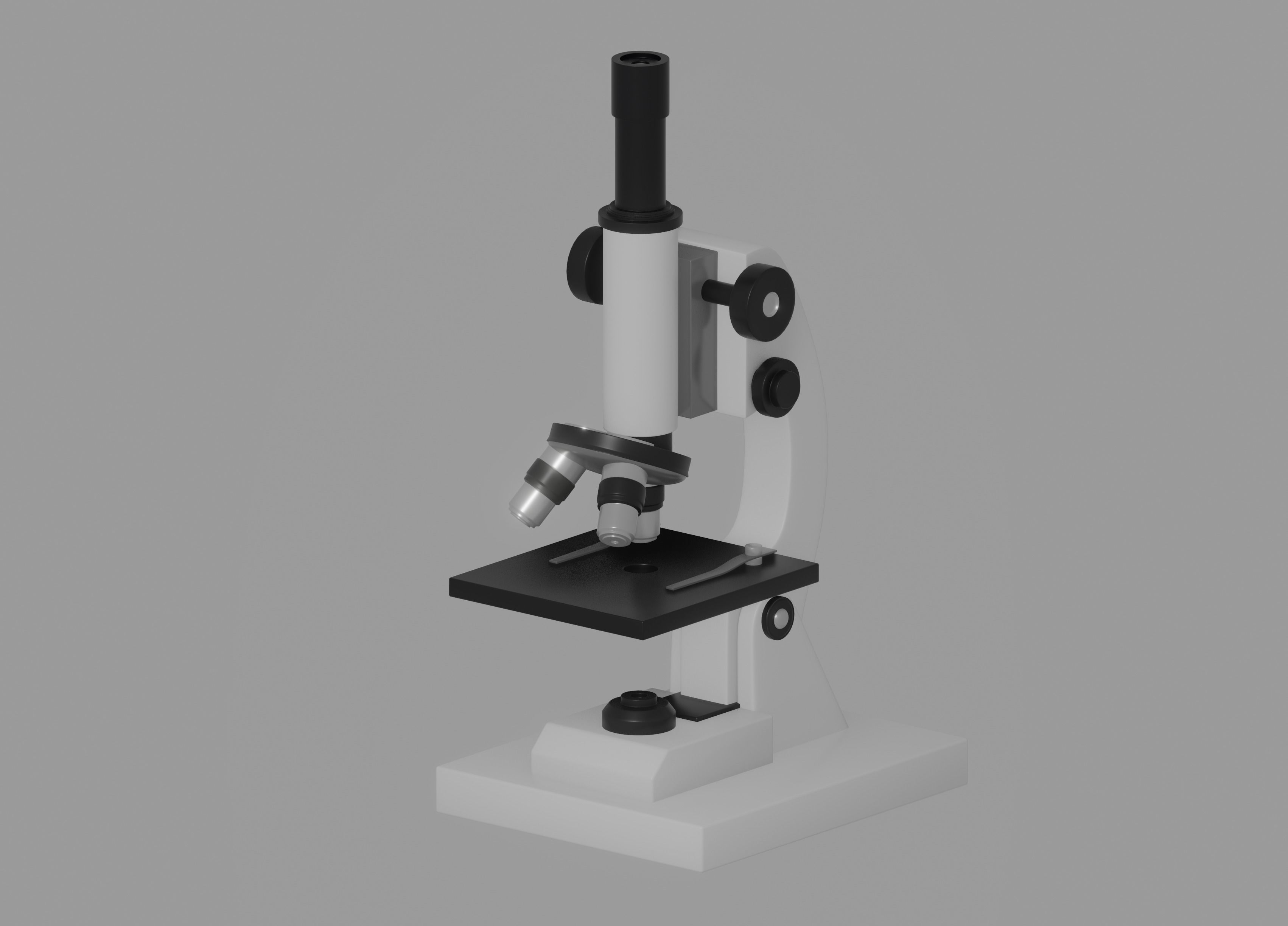 Microscope 3D model_1