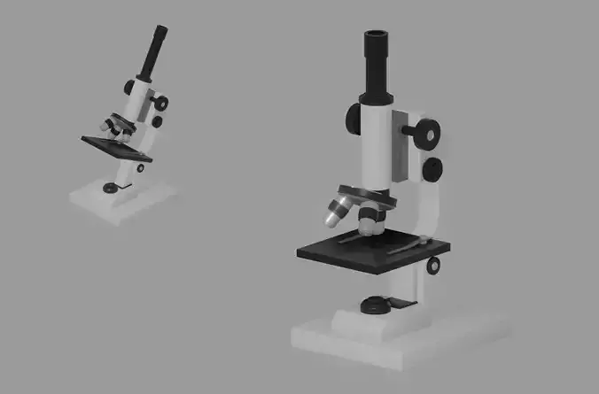 Microscope 3D model