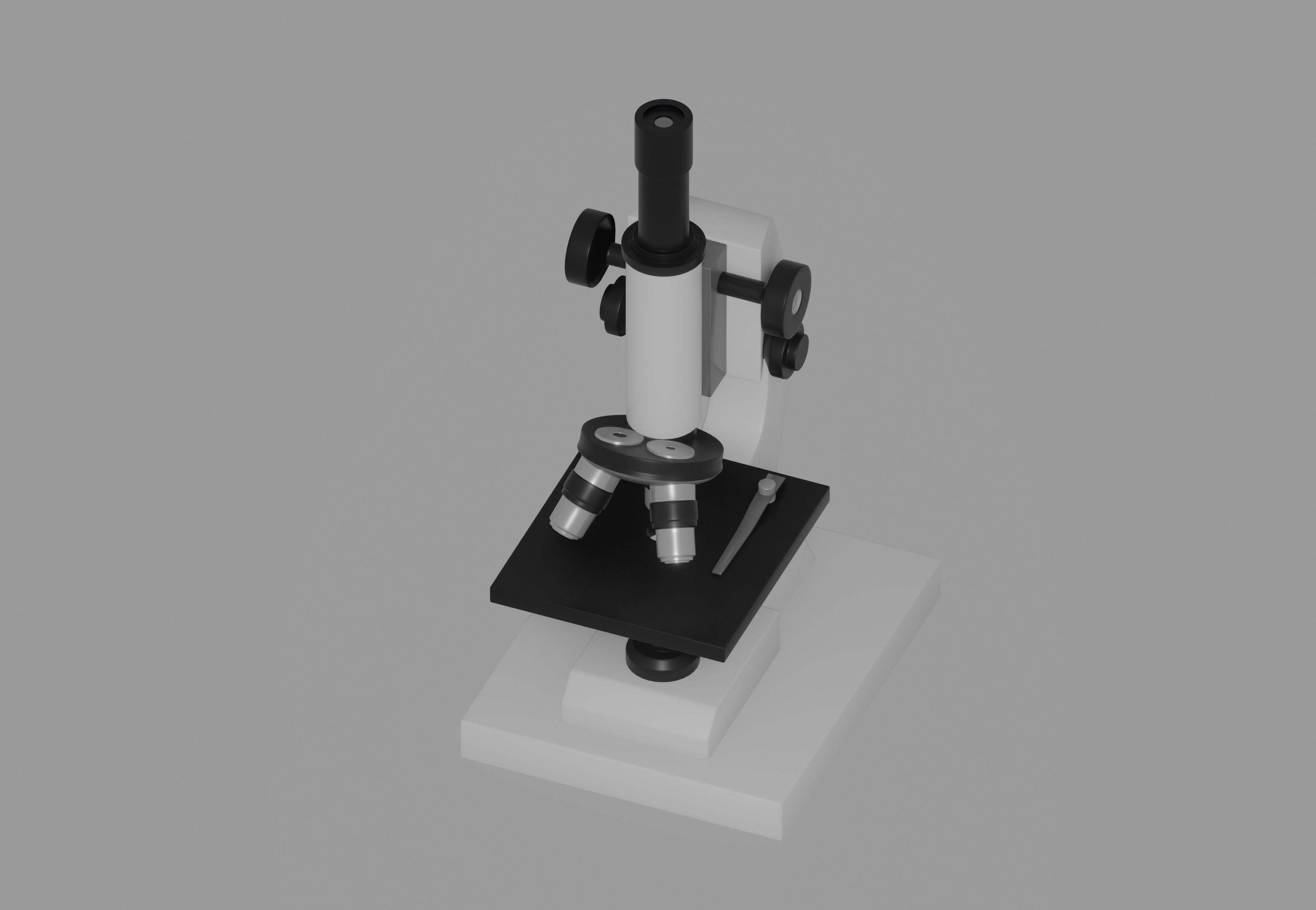 Microscope 3D model_2
