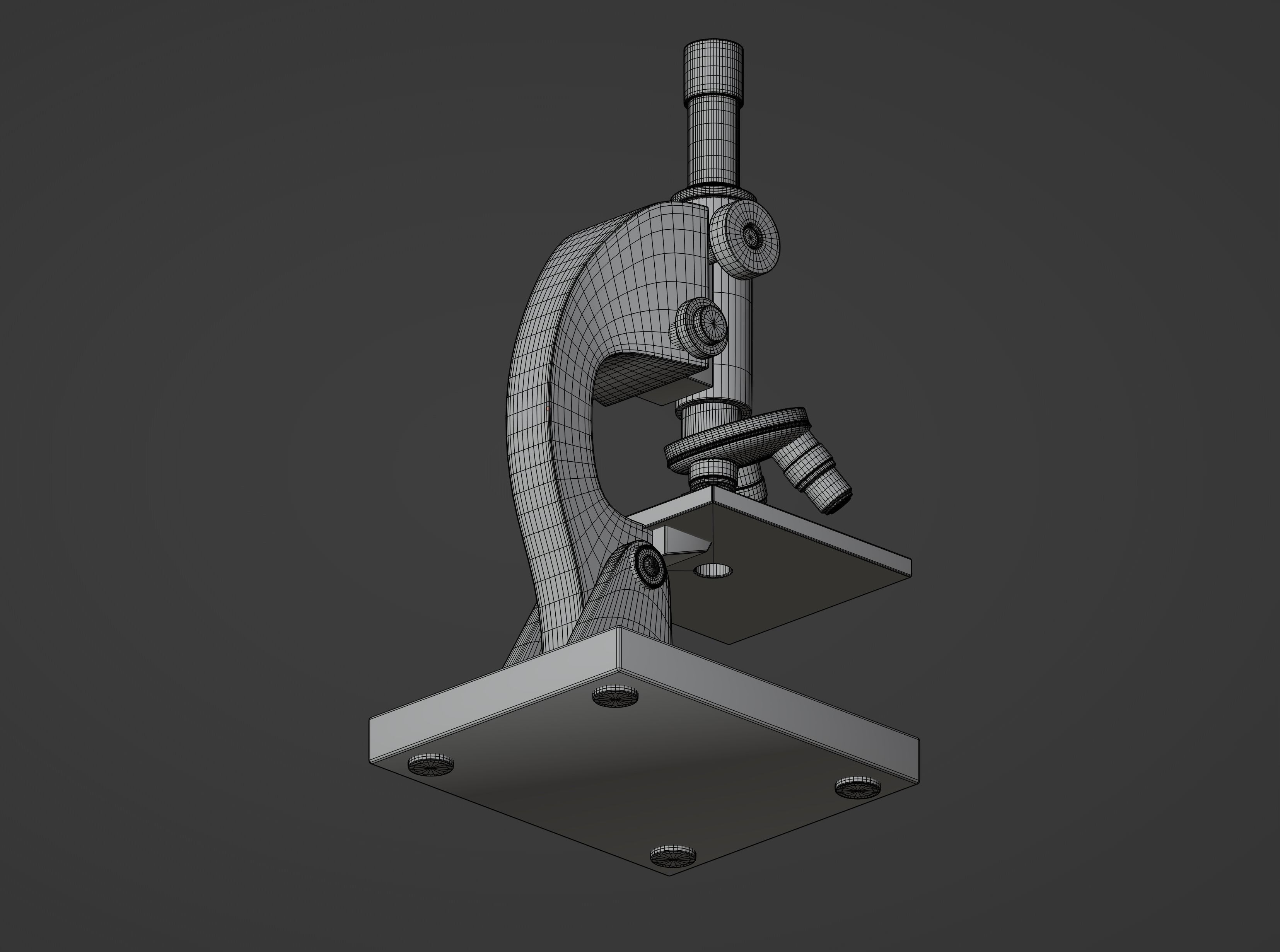 Microscope 3D model_21