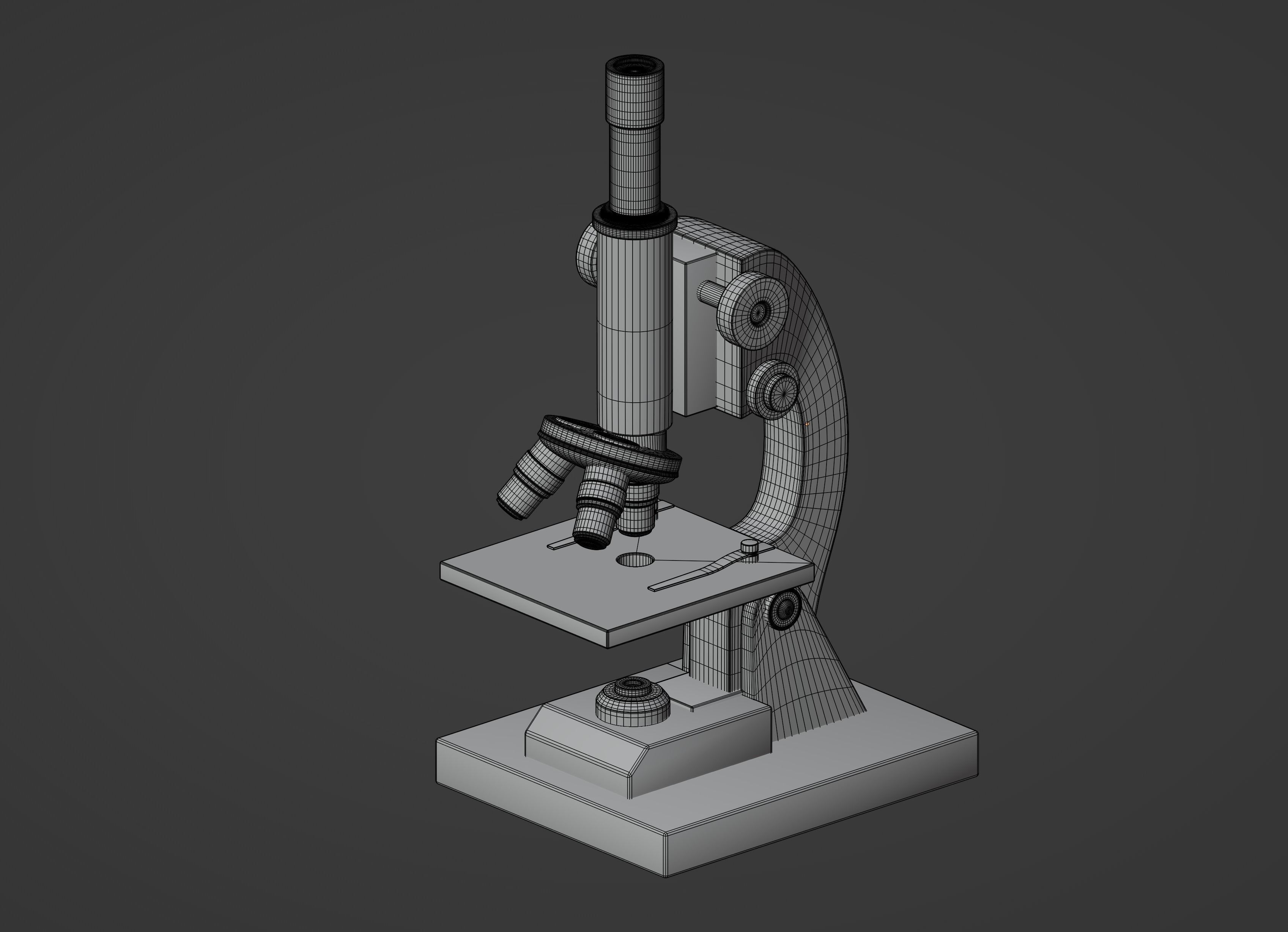 Microscope 3D model_20