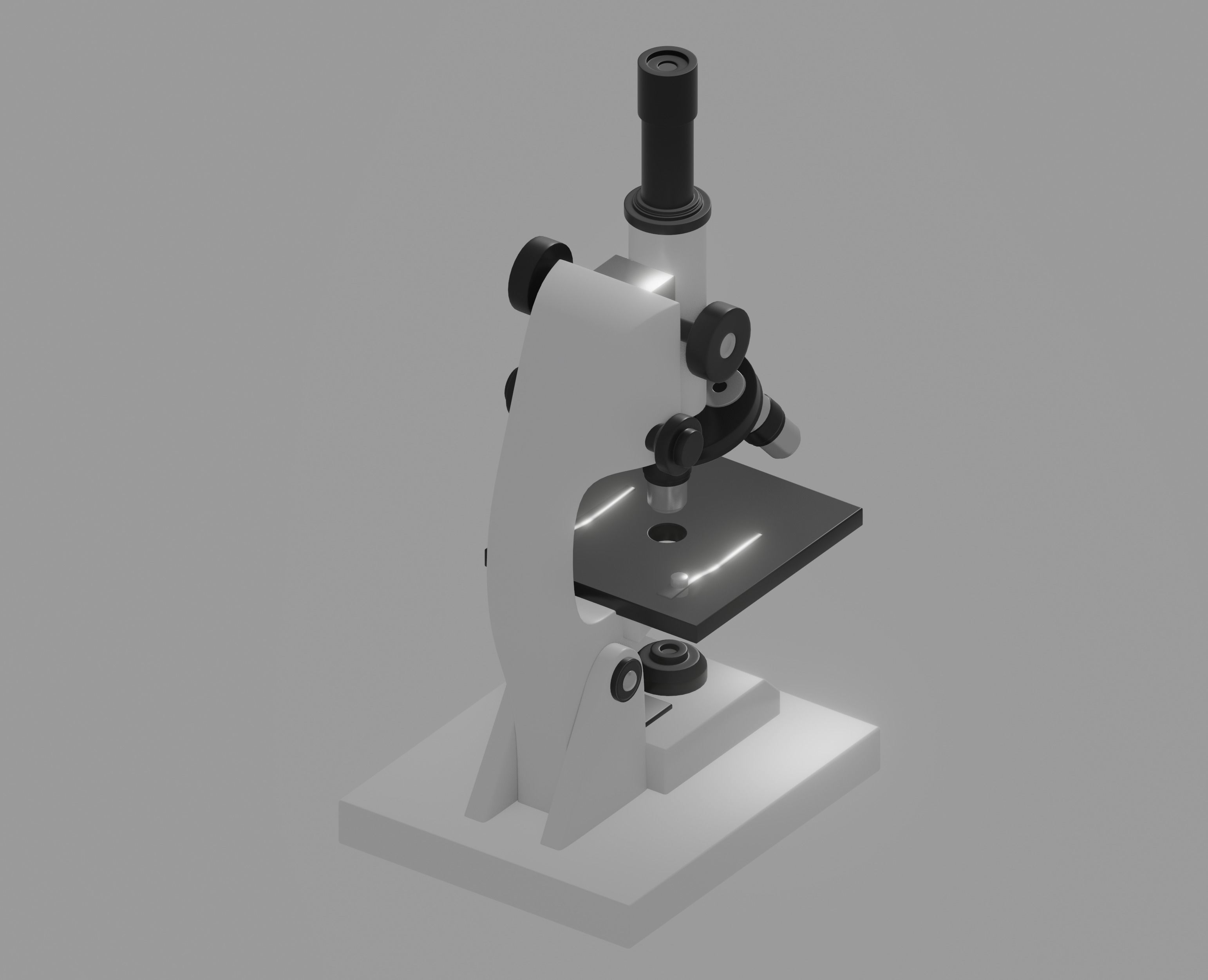 Microscope 3D model_12
