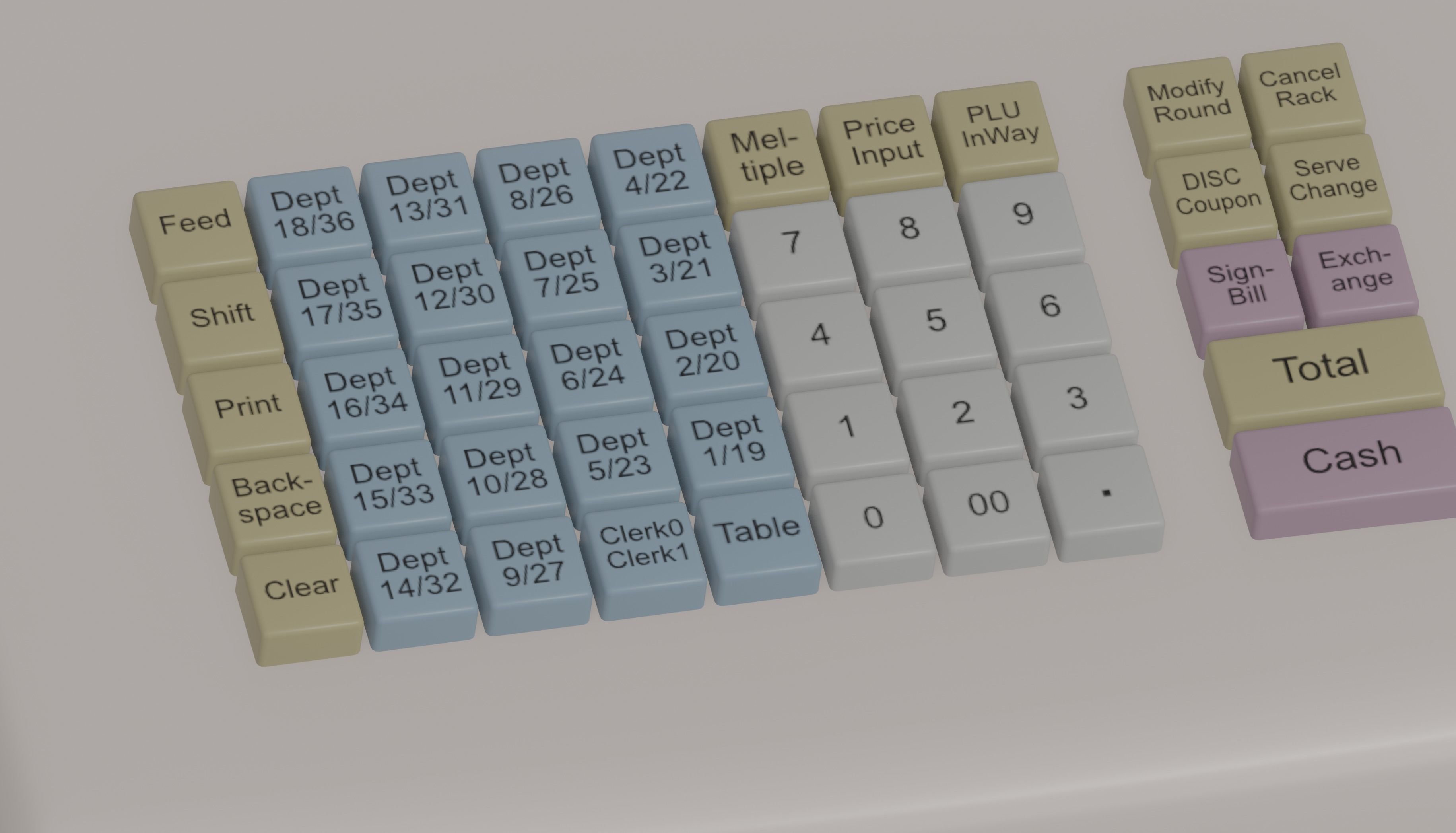 Cash Register 3D model_10