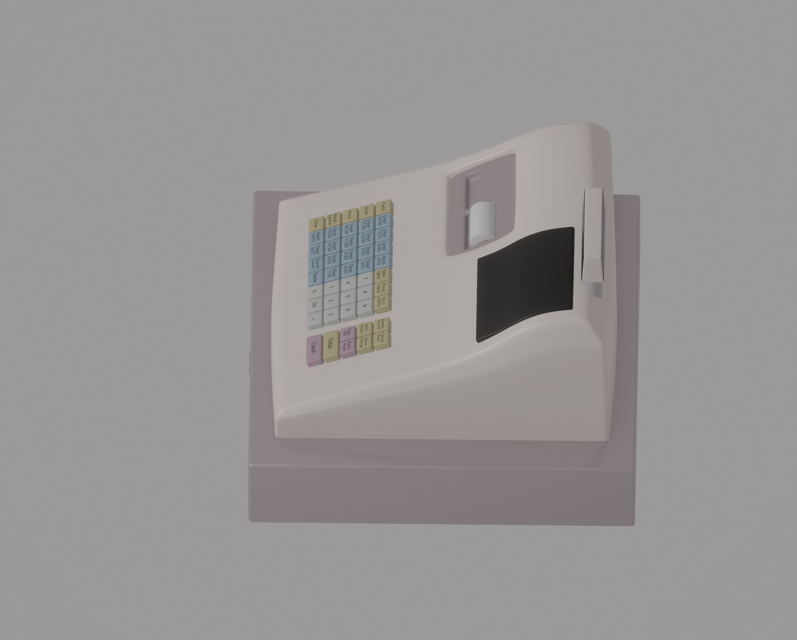 Cash Register 3D model_4