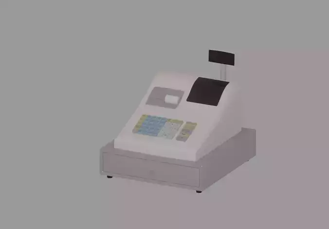 Cash Register 3D model Cash Register 3D model