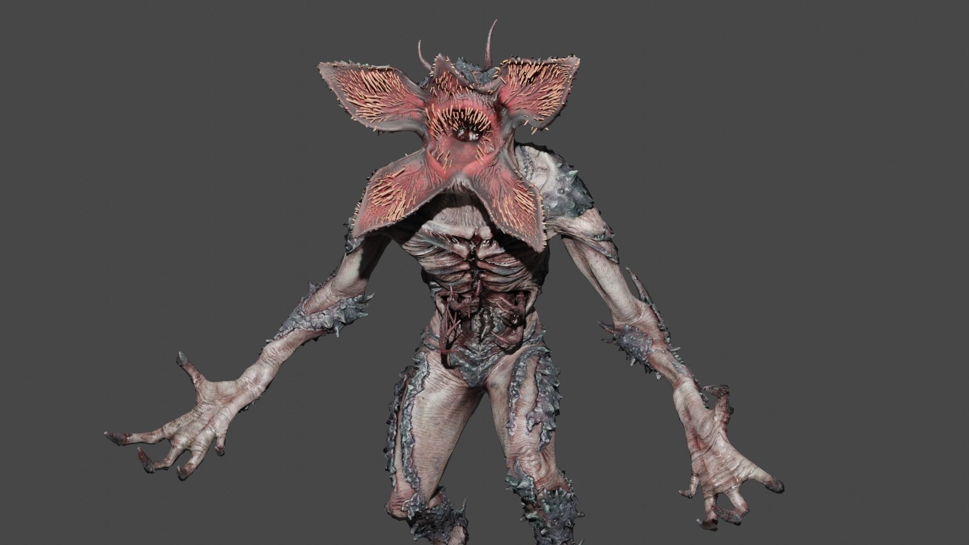 Twisted Demogorgon 3D model_2