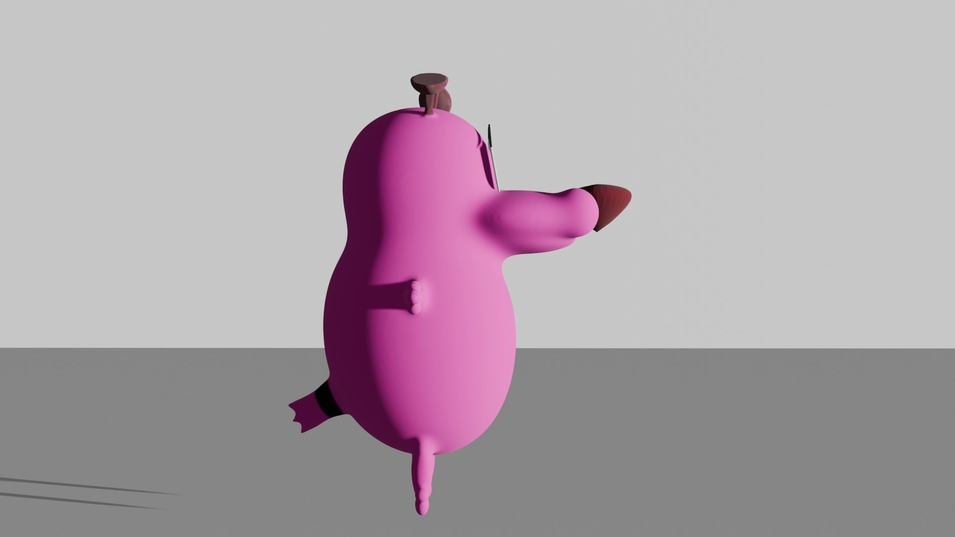 Courage the cowardly dog 3D model_3