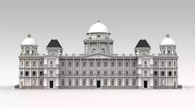 Neoclassical Government Building 3D model