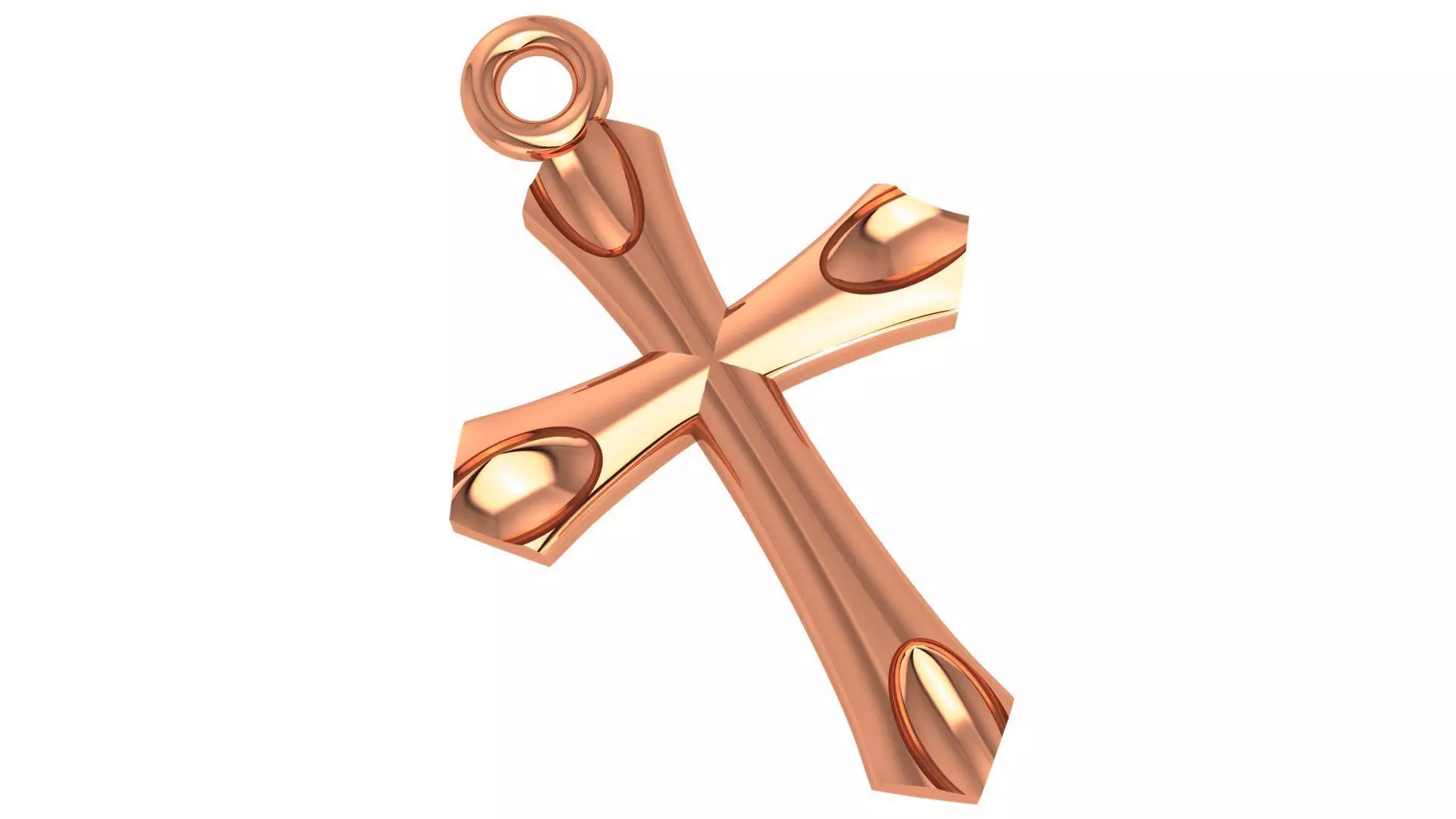 Jesus Holy Cross Pendant 3dm stl renders details 3D print model_0